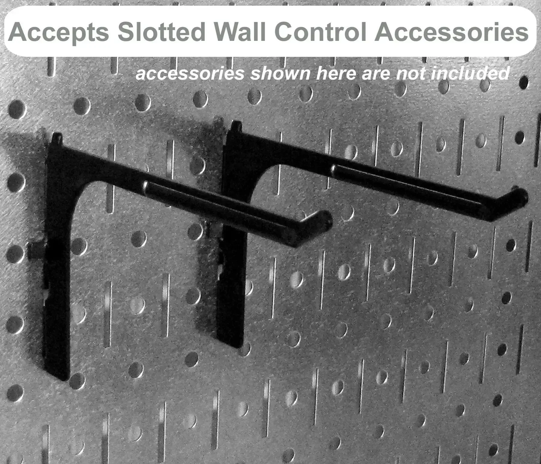Heavy Duty Metal Pegboard Panels For Wall Mounting Two Pack 16 Inch By 48 Inch Industrial Strength Formed Edges Pegboard Sheets For Garage Workshop Storage - Image 6