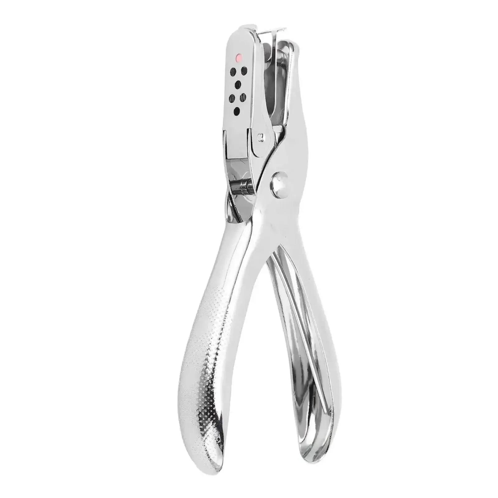 Heavy Duty Metal Single Hole Puncher For 8 Sheet Capacity With 6mm Punch Diameter And 16mm Throat Depth Slim Handle Plier Style Boss Level Office Punch Tool For Quick Document Management - Image 3