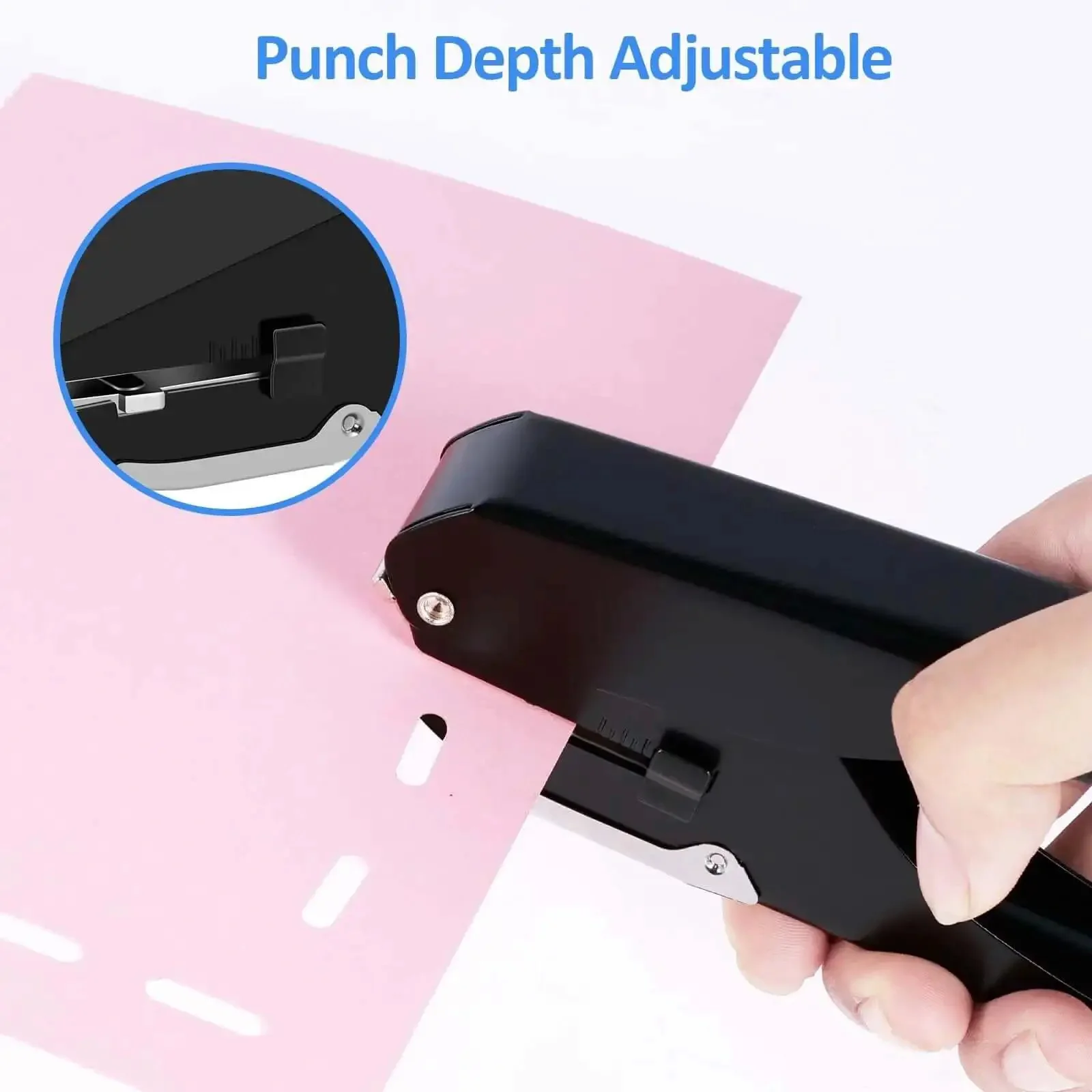 Heavy Duty Metal Slot Hole Punch Handheld Paper Punch For ID Cards And PVC Cards, Precise Single Hole Tool, Multifunctional Oval Puncher For Paper And Badges, Built To Last And Easy To Use, Durable Metal Construction - Image 4