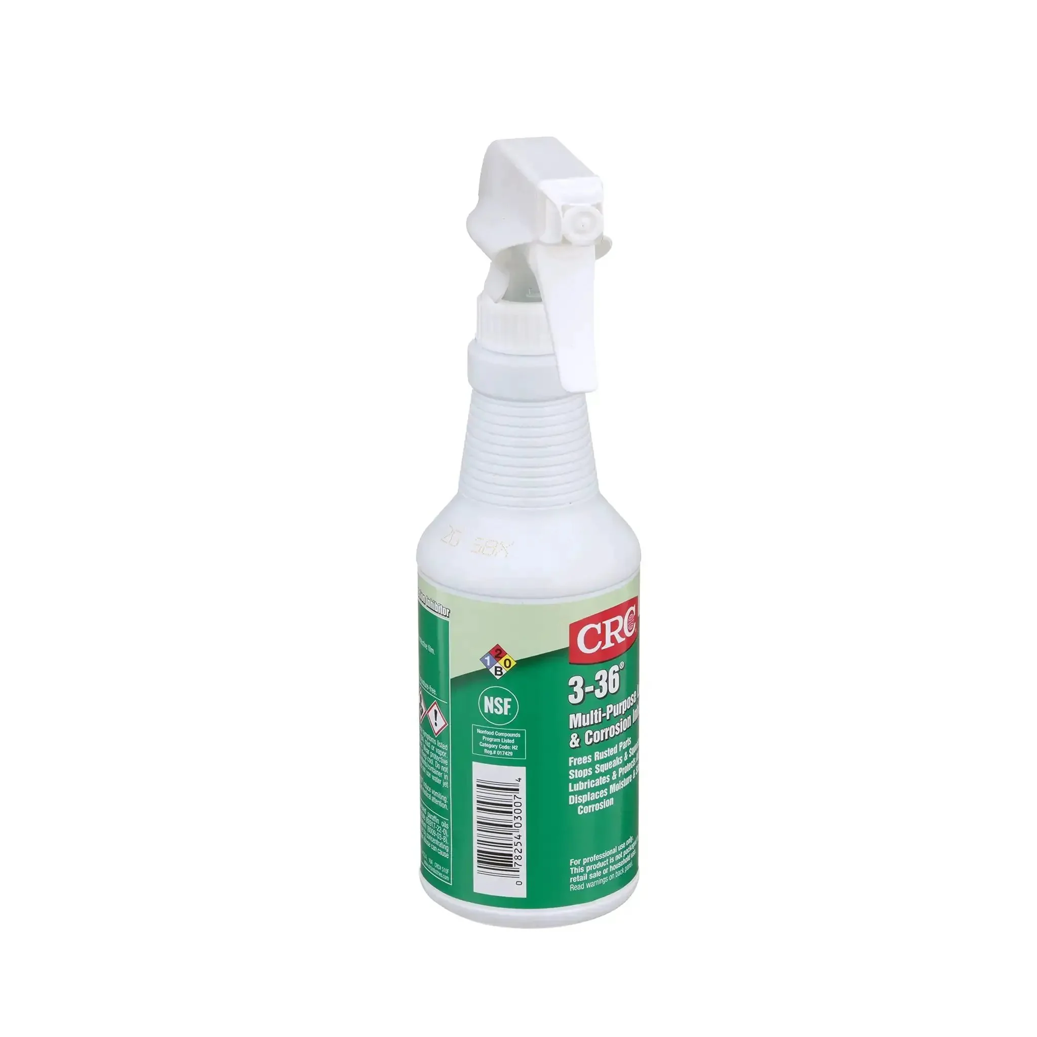Heavy Duty Multi Purpose Lubricant And Corrosion Inhibitor Spray 16 Oz Bottle For Lubrication That Penetrates Rust Loosens Frozen Parts And Prevents Corrosion By Displacing Moisture VOC Compliant NSF H2 Registered For Meat And Poultry Plants