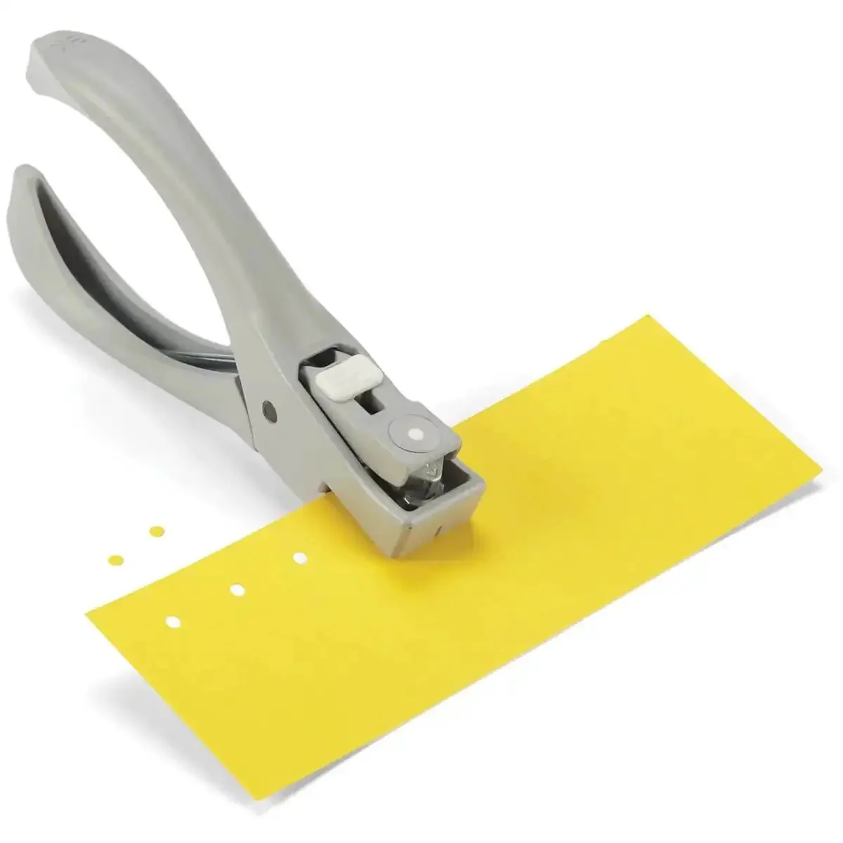 Heavy Duty One Eighth Inch Circle Craft Punch For Cardstock Chipboard And Lightweight Metal With Locking Handle Storage And Upside Down For Precise Placement - Image 2