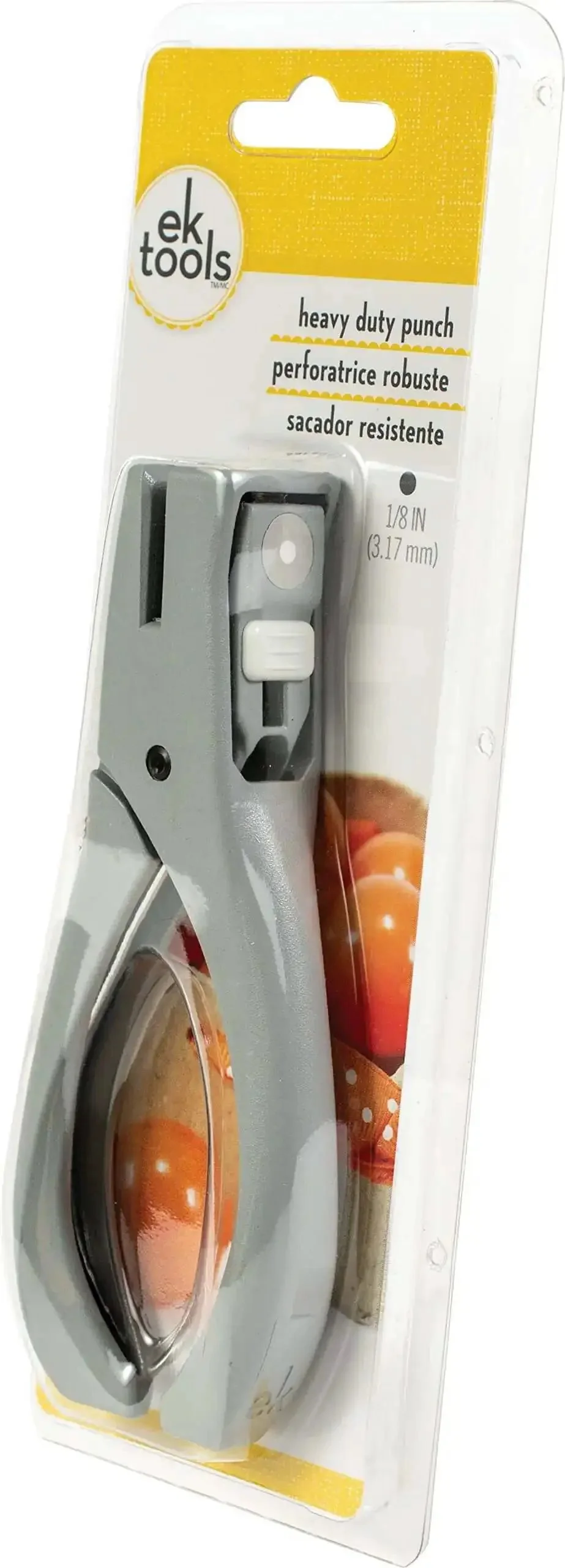 Heavy Duty One Eighth Inch Circle Craft Punch For Cardstock Chipboard And Lightweight Metal With Locking Handle Storage And Upside Down For Precise Placement - Image 7