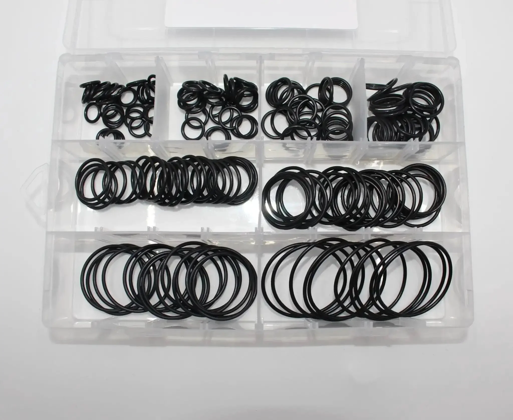 Heavy Duty ORS ORFS Flat Face O Ring Seal Kit for Hydraulic Fittings with Buna N 90 Durometer, 210 Piece Set, Eight Common Sizes for Quick Leak Free Connections - Image 7