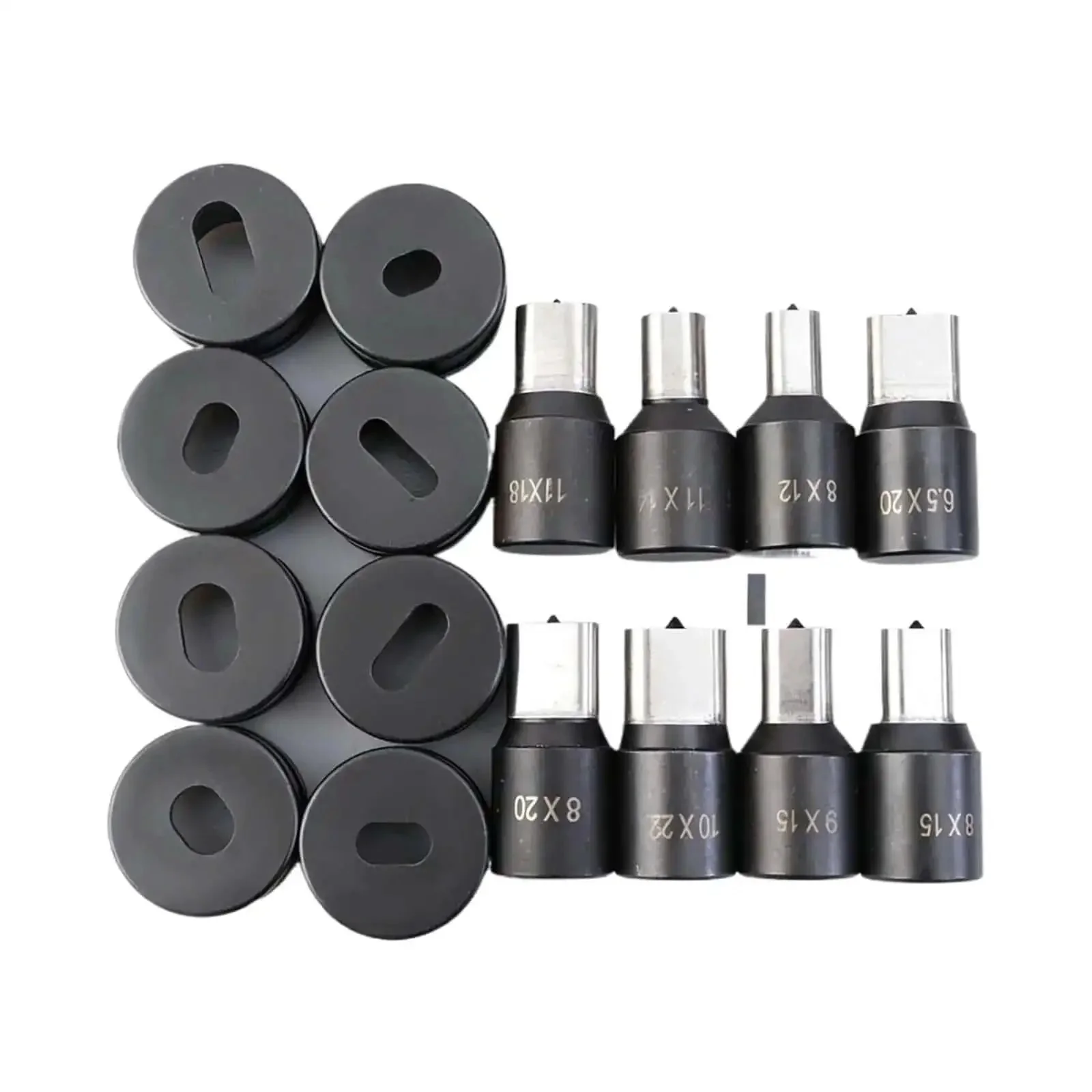 Heavy Duty Oval Hole Punch Die Set For CH 70 Hydraulic Punch, Stainless Steel Punching Mold With 30 Plus Size Options From 5.5x20mm To 16x22mm Including 8x12mm - Image 2