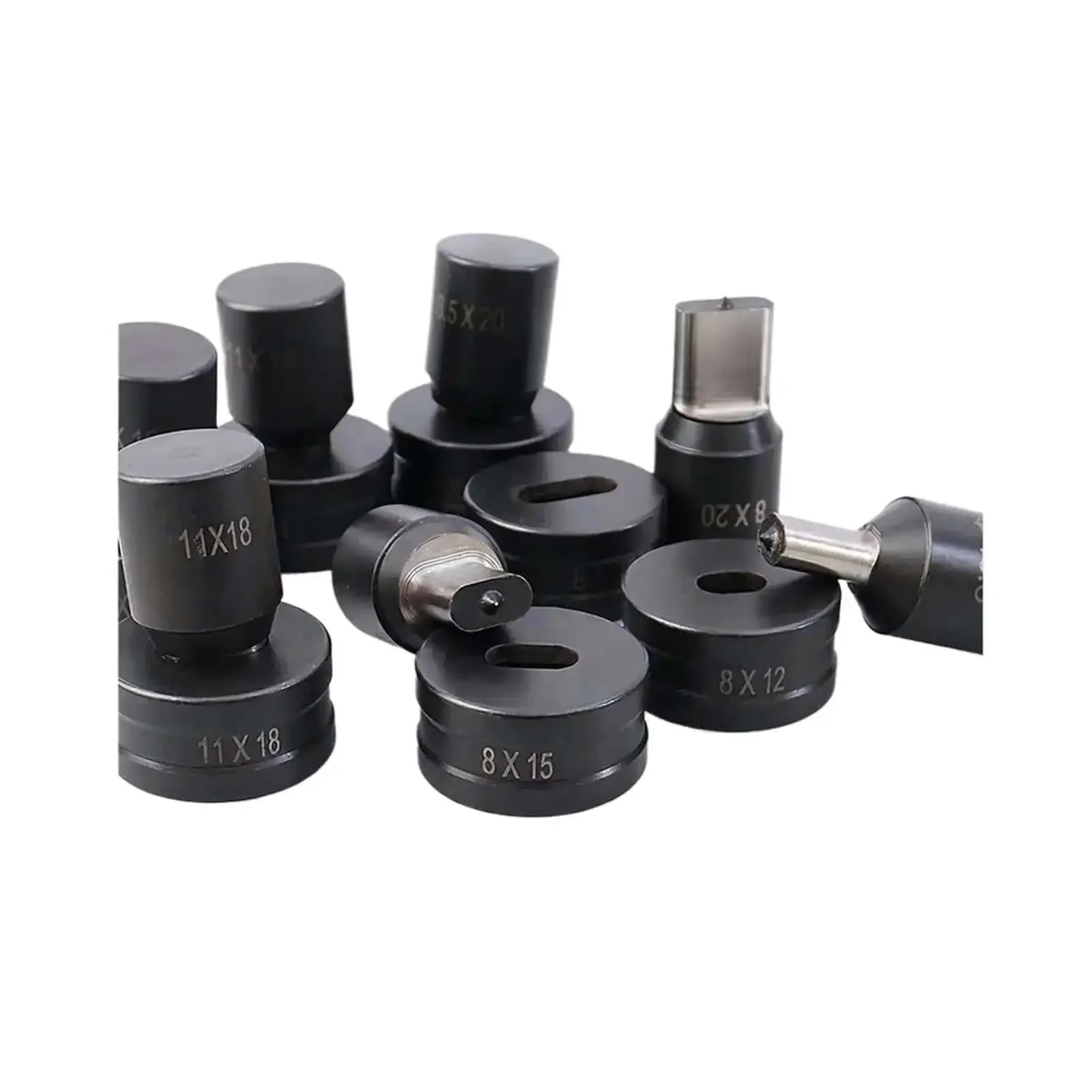 Heavy Duty Oval Hole Punch Die Set For CH 70 Hydraulic Punch, Stainless Steel Punching Mold With 30 Plus Size Options From 5.5x20mm To 16x22mm Including 8x12mm - Image 4