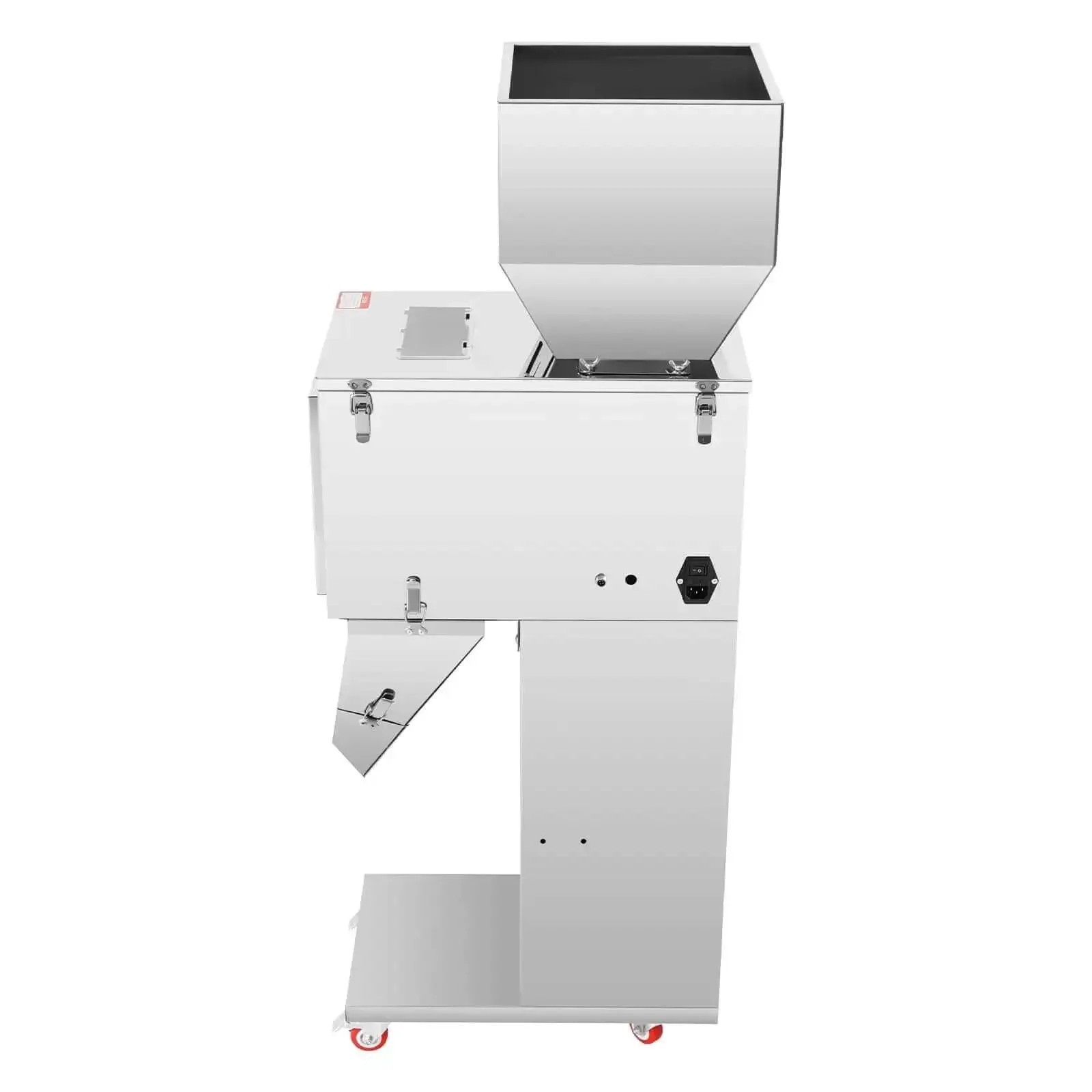 Heavy Duty Particle Filling Machine For Precision 10 To 999G Automatic Powder Filler With Electric Bottle And Bag Packing No Fuss Smart Control Panel Stainless Steel Build Universal Wheels Ideal For Rice Peanuts Flour And More - Image 2