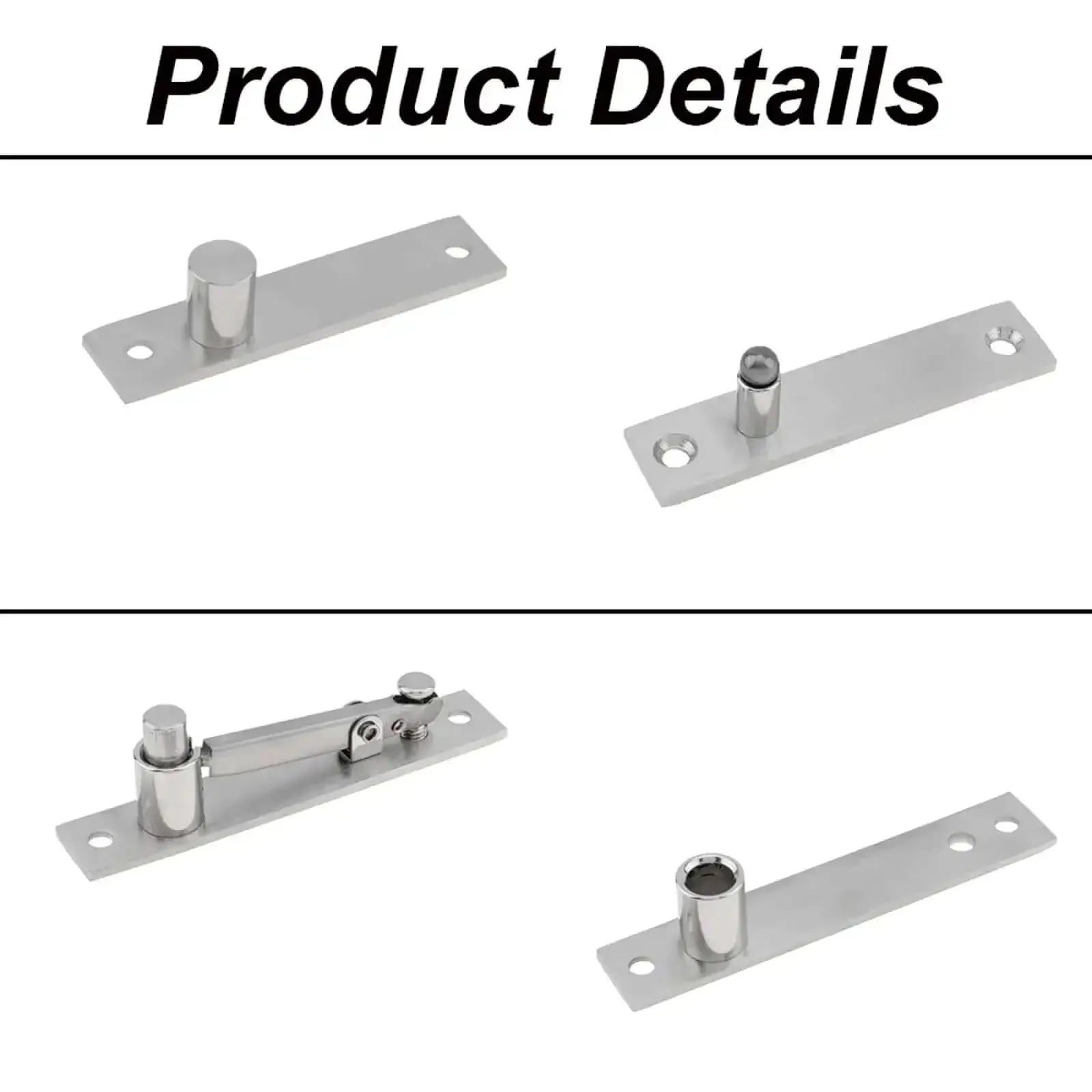 Heavy Duty Pivot Hinge for Wood Doors Stainless Steel Hidden Door Hinge for Secret Doors 360 Degree Rotation Invisible Pivot Hardware for Bookshelves and Concealed Entrances Tough As Nails Built To Last - Image 6