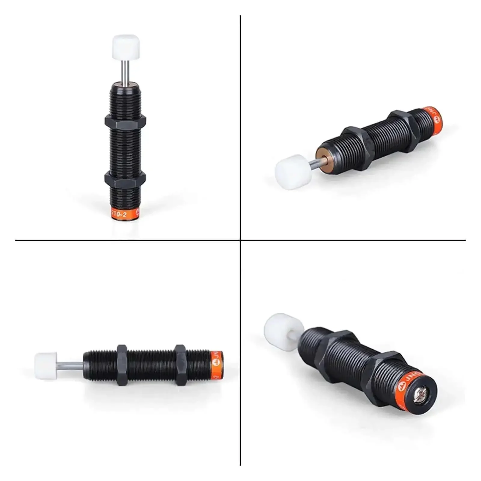 Heavy Duty Pneumatic And Hydraulic Buffer Shock Absorber For AC Series Fits AC1410 AC0806 AC2020 AC1425 AC1416 AC1008 Damper AC1412-2 Ideal For Vibration Reduction In Machinery And Automated Equipment With Smooth Action And Long Lasting Durability - Image 2