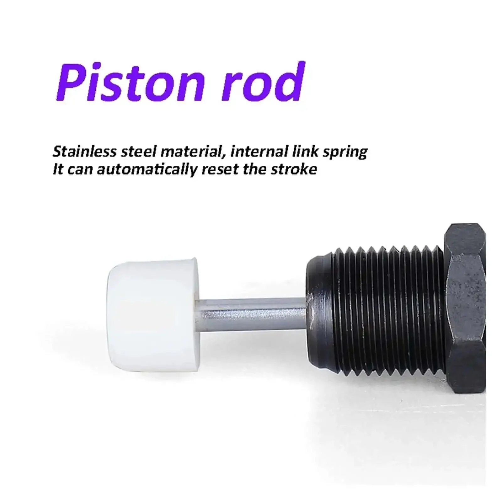 Heavy Duty Pneumatic And Hydraulic Buffer Shock Absorber For AC Series Fits AC1410 AC0806 AC2020 AC1425 AC1416 AC1008 Damper AC1412-2 Ideal For Vibration Reduction In Machinery And Automated Equipment With Smooth Action And Long Lasting Durability - Image 4