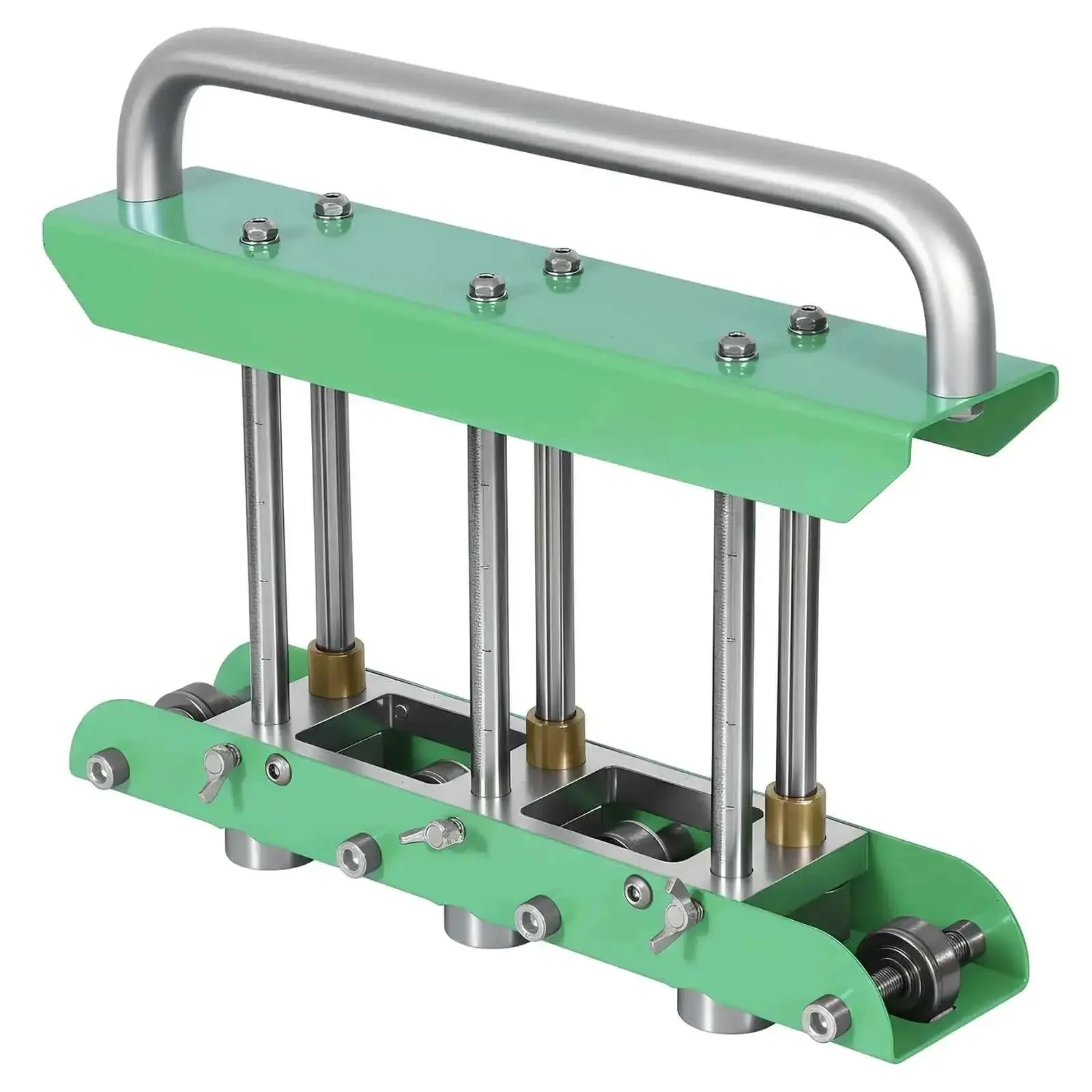 Heavy Duty Portable Sheet Metal Bender Station For 0 To 90 Degree Folds Ideal For Rain Diverters And Roof Edges Works With Steel Aluminum And Copper Sheets 0.01 To 0.04 Inch (0.3 To 1.0 Mm) Thick - Image 2