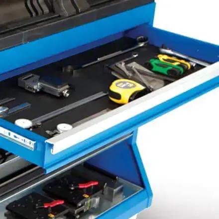 Heavy Duty Press Brake Changeover Cart For American Style Tooling VT36600 Portable Ergonomic Tooling Cart With Wide Base For Safer Handling Faster Changeovers And Protected Tooling - Image 2