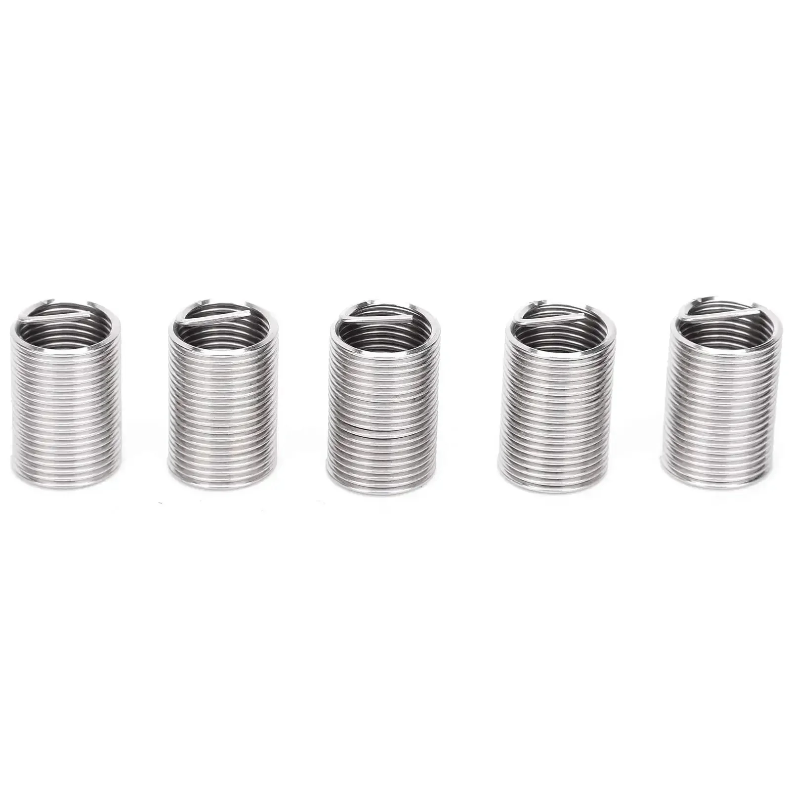 Heavy Duty Pro Grade 20 Piece 304 Stainless Steel Wire Thread Inserts Kit M12 x 1.25 Helicoil Style Sleeves For Quick Thread Repair And Conversion In Metal Fasteners