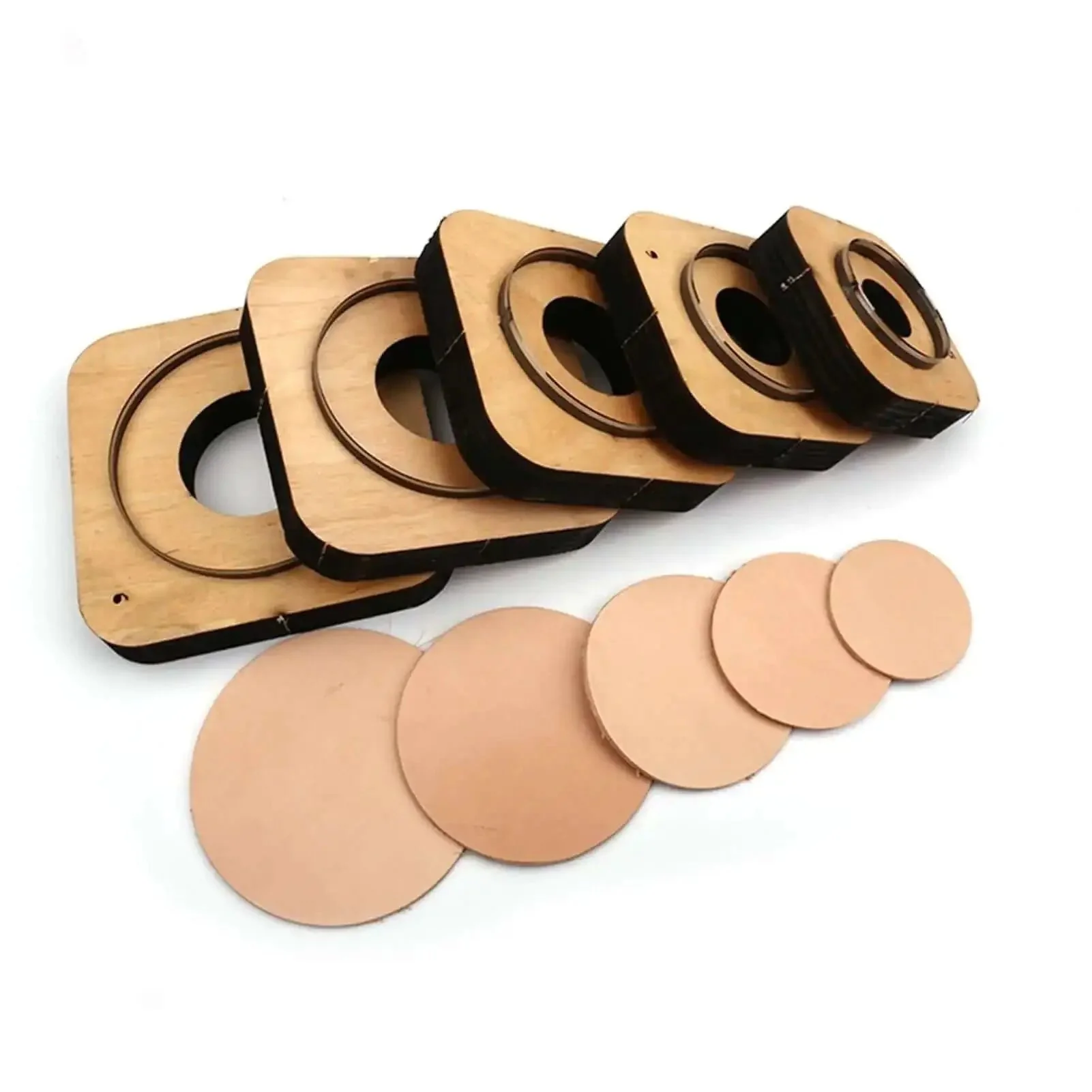 Heavy Duty Pro Grade Round Circle Cutting Mold For Leather Crafts 120mm With Precision Steel Blade Die Cut Punch For Cardboard Tags And Leather Shapes Customizable Cutting Options For Tailored Craft Projects - Image 9