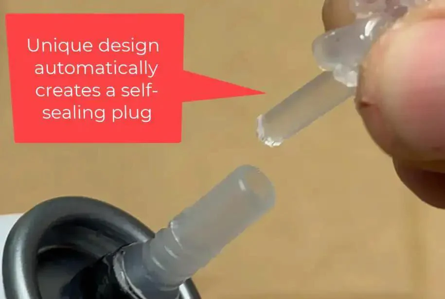 Heavy Duty Pro Grade RTV Silicone Gasket Maker For High Temp Oil And Chemical Resistant Sealing Form In Place Sealant With Auto Dispensing Nozzle For Perfect Leak Proof Beads Black - Image 2