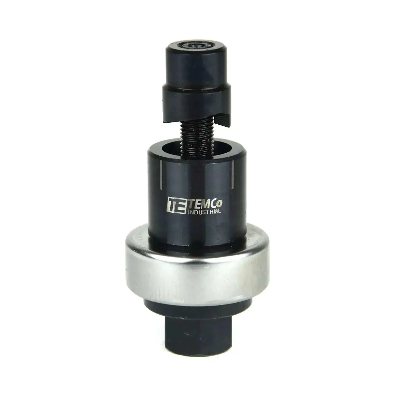 Heavy Duty Pro Grade Three Quarters Inch Knockout Punch Kit With Manual Draw Stud, Ready To Use With Ratchet Or Electric Driver, 0.75 Inch Hole Size, Complete Punch Unit For Mild Steel Up To 10 Gauge And Soft Metals Like Brass Copper Aluminum - Image 3