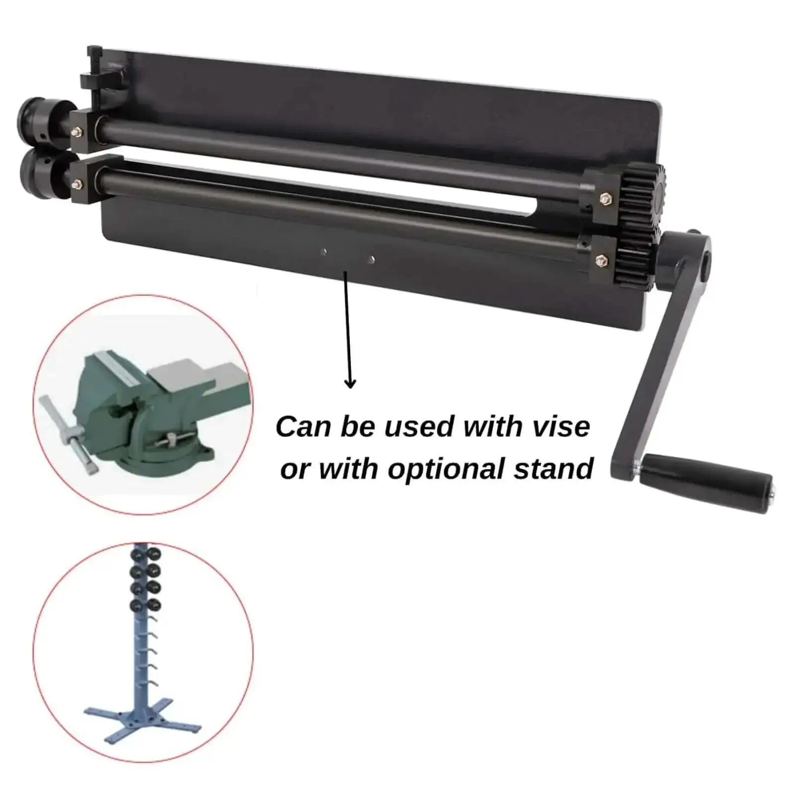 Heavy Duty Pro Sheet Metal Bead Roller With Six Dies Rotary Machine For Auto Panels Includes 1/16 Inch 1/8 Inch 1/4 Inch 3/8 Inch 1/2 Inch Step Dies And Bead Base Carbon Steel Built To Last With Durable Coating For Long Lasting Panel Reinforcement - Image 6