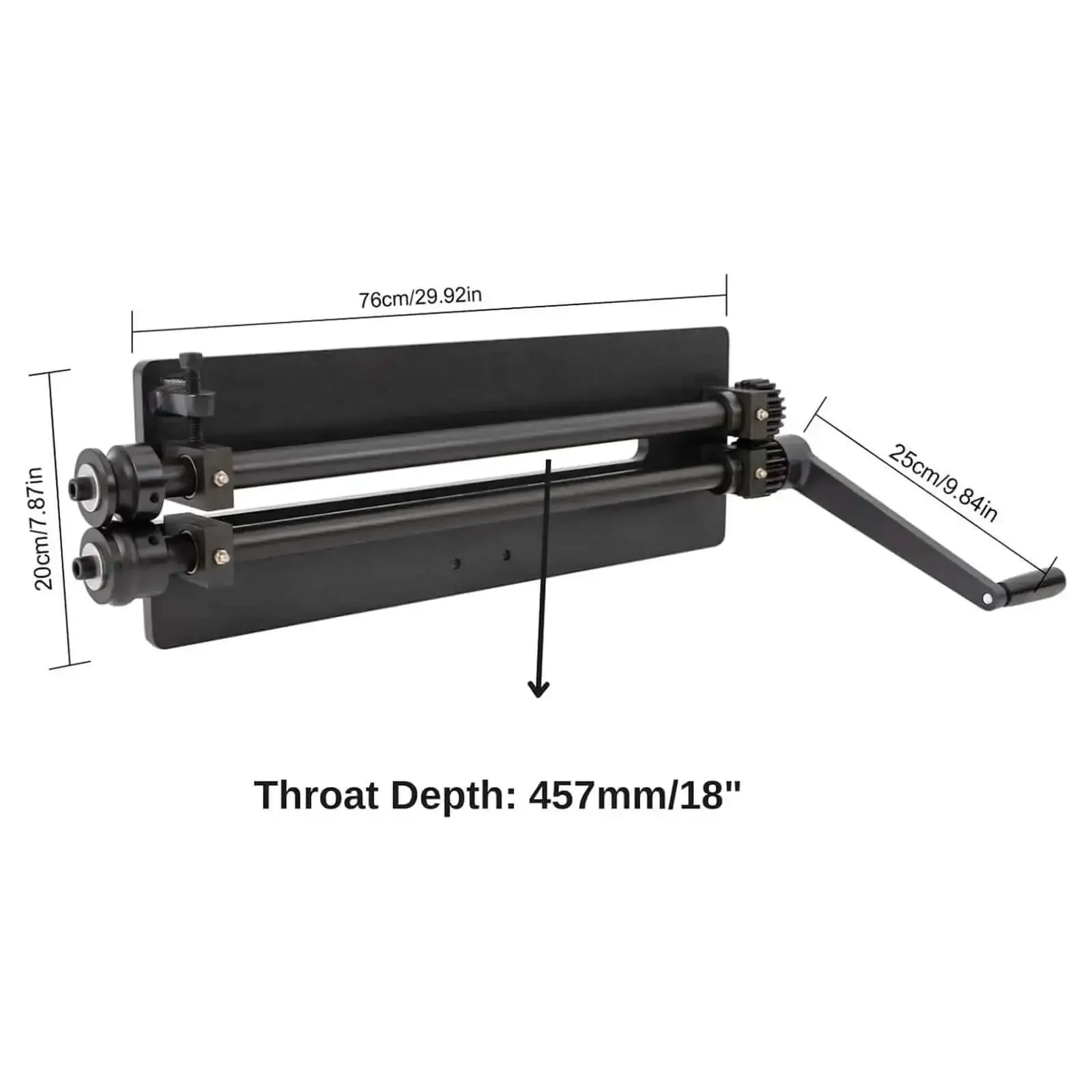 Heavy Duty Pro Sheet Metal Bead Roller With Six Dies Rotary Machine For Auto Panels Includes 1/16 Inch 1/8 Inch 1/4 Inch 3/8 Inch 1/2 Inch Step Dies And Bead Base Carbon Steel Built To Last With Durable Coating For Long Lasting Panel Reinforcement - Image 7