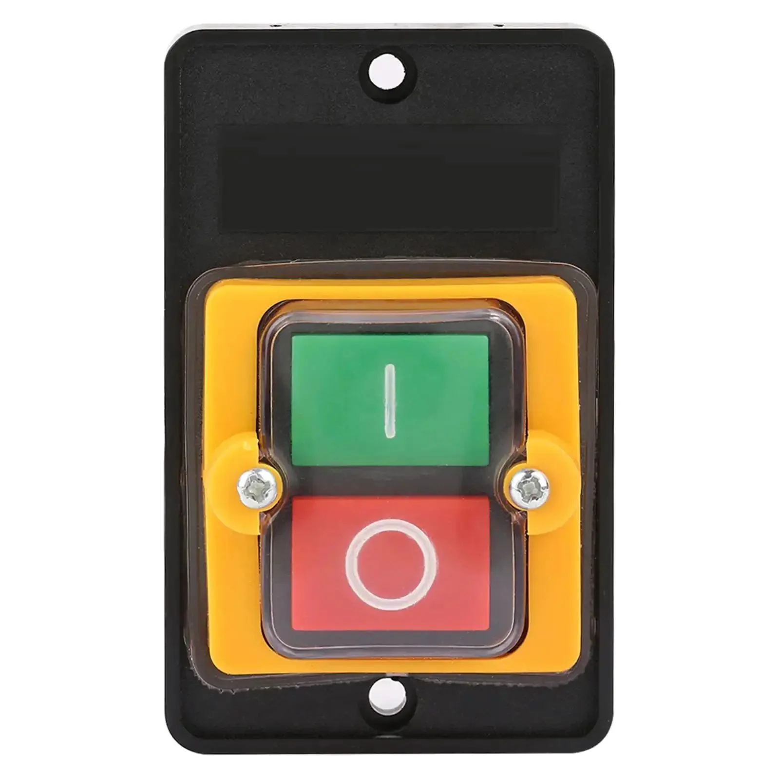 Heavy Duty Push Button Switch 120V 220V 380V 10A On Off Self Locking Button Auto Reset Off For Motors And Electrical Circuits With Interior Screw Terminals For Easy Wiring And Direct Motor Control - Image 9