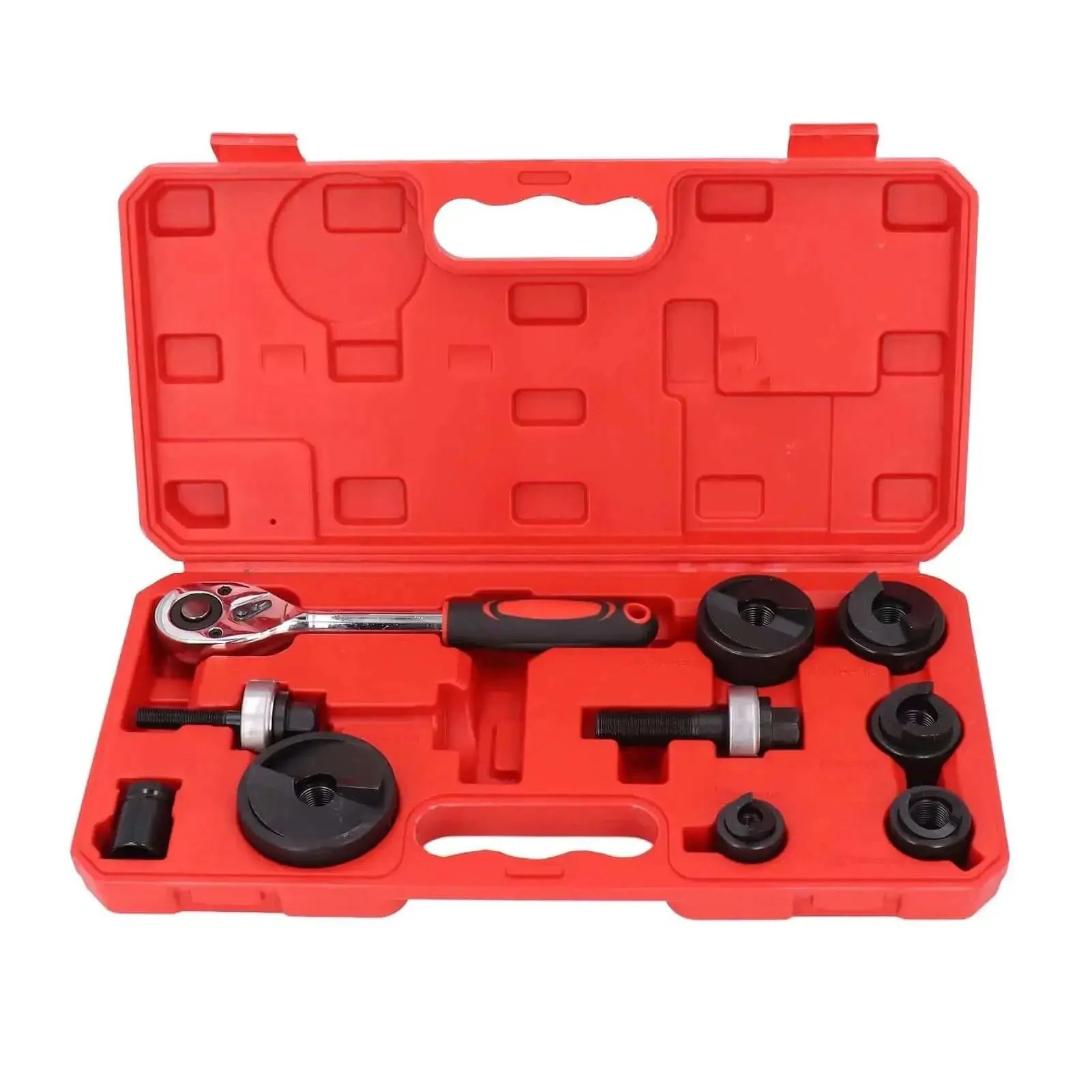 Heavy Duty Ratchet Knockout Hole Punch Driver Kit For Sheet Metal And Electrical Installations, Versatile Punch Tool With Clean Edges, Industrial Grade Workhorse Built To Last, Easy To Use For Panels And DIY Projects - Image 4
