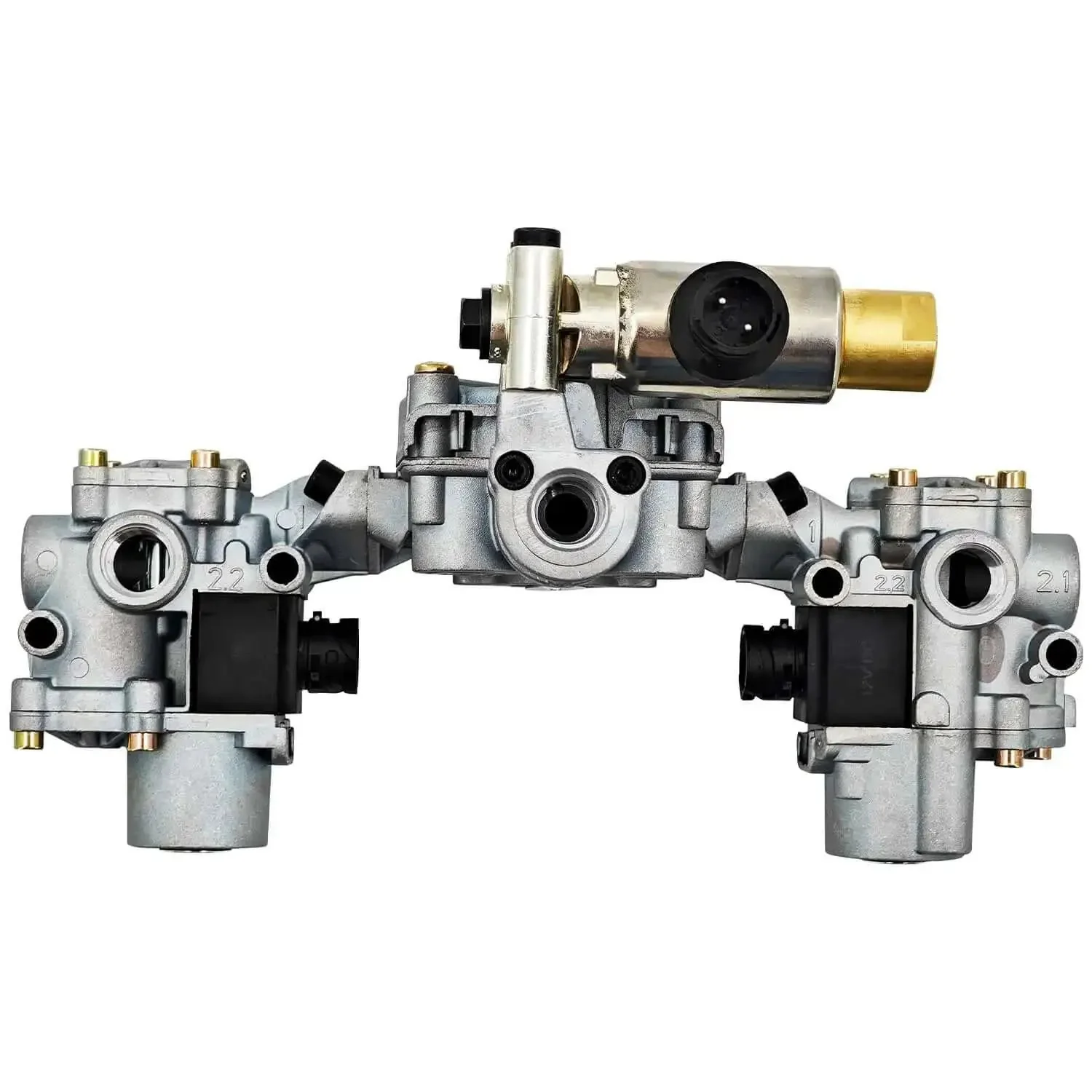 Heavy Duty Rear ABS Modulator Valve And Electronic Control Unit Assembly For 4S 4M And 6S 6M Tractor, 12V ATC, Five Point Five PSI Crack Pressure, Direct Fit Replacement For Heavy Duty Trucks And Farm Equipment 4725002230 S4725002230