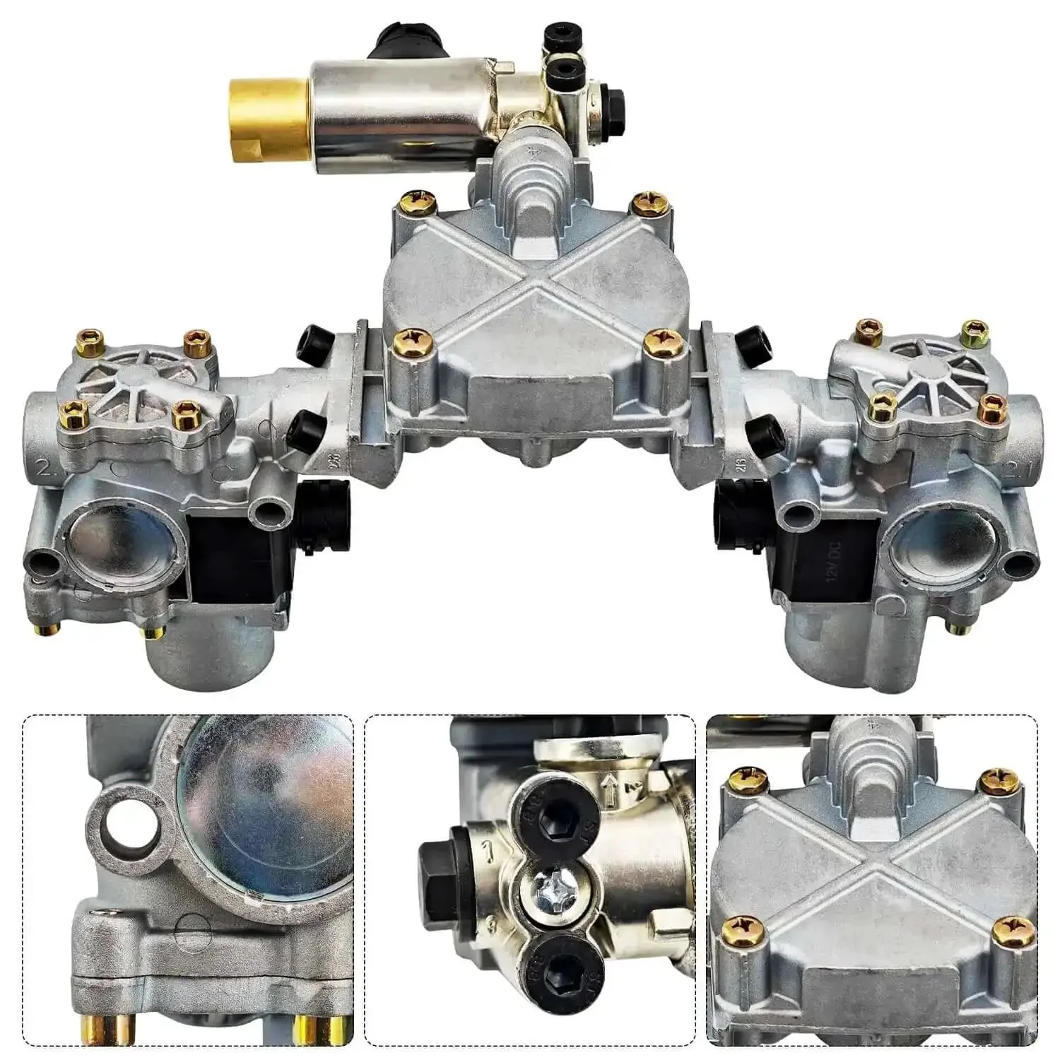 Heavy Duty Rear ABS Modulator Valve And Electronic Control Unit Assembly For 4S 4M And 6S 6M Tractor, 12V ATC, Five Point Five PSI Crack Pressure, Direct Fit Replacement For Heavy Duty Trucks And Farm Equipment 4725002230 S4725002230 - Image 2