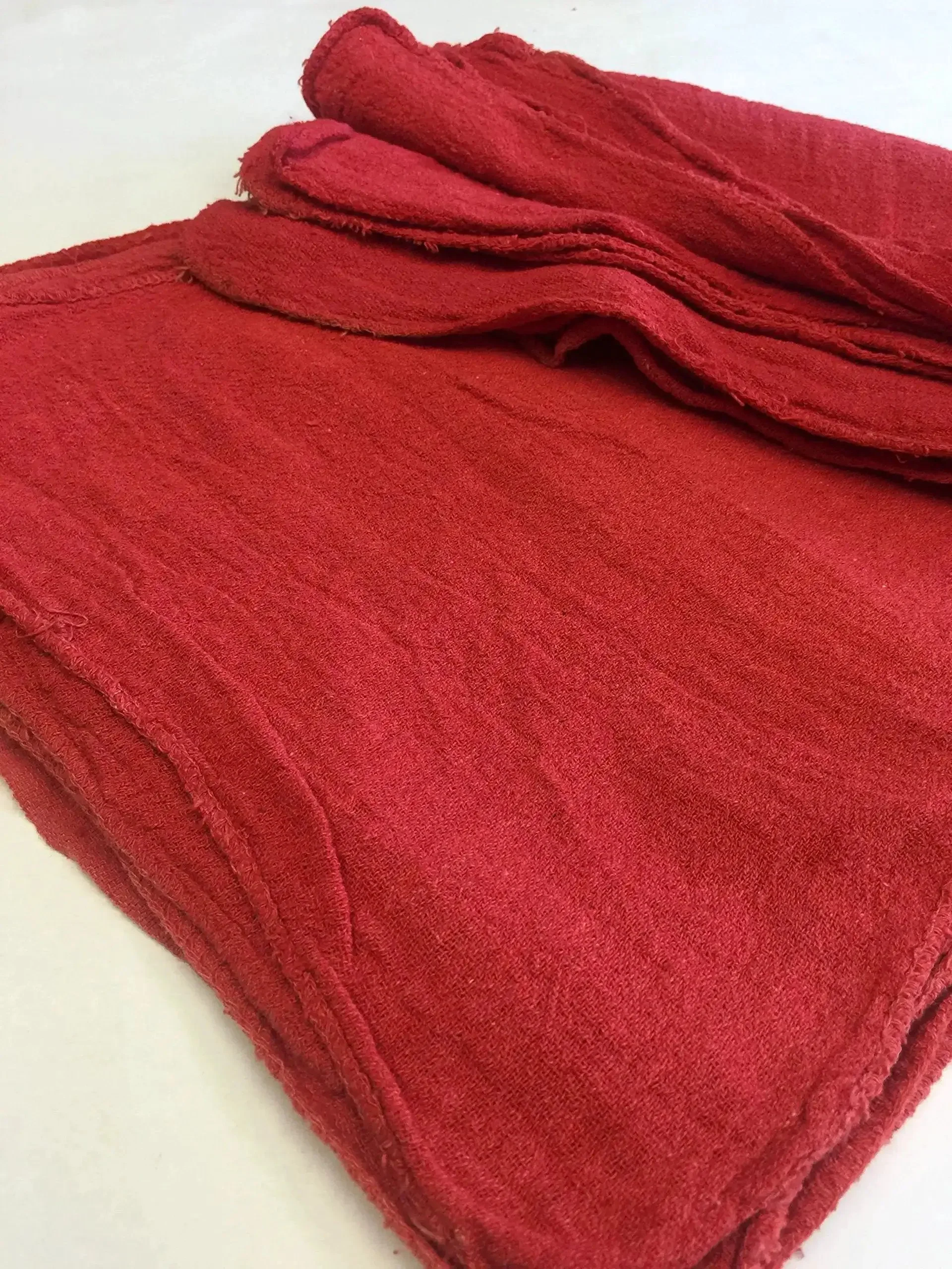 Heavy Duty Red Shop Towels Rags 2500 Pack Industrial Grade 13x14 Inch Absorbent Cleaning Cloths For Oil Spills Grease Auto Shop Garage Mechanics DIY Home Projects - Image 3
