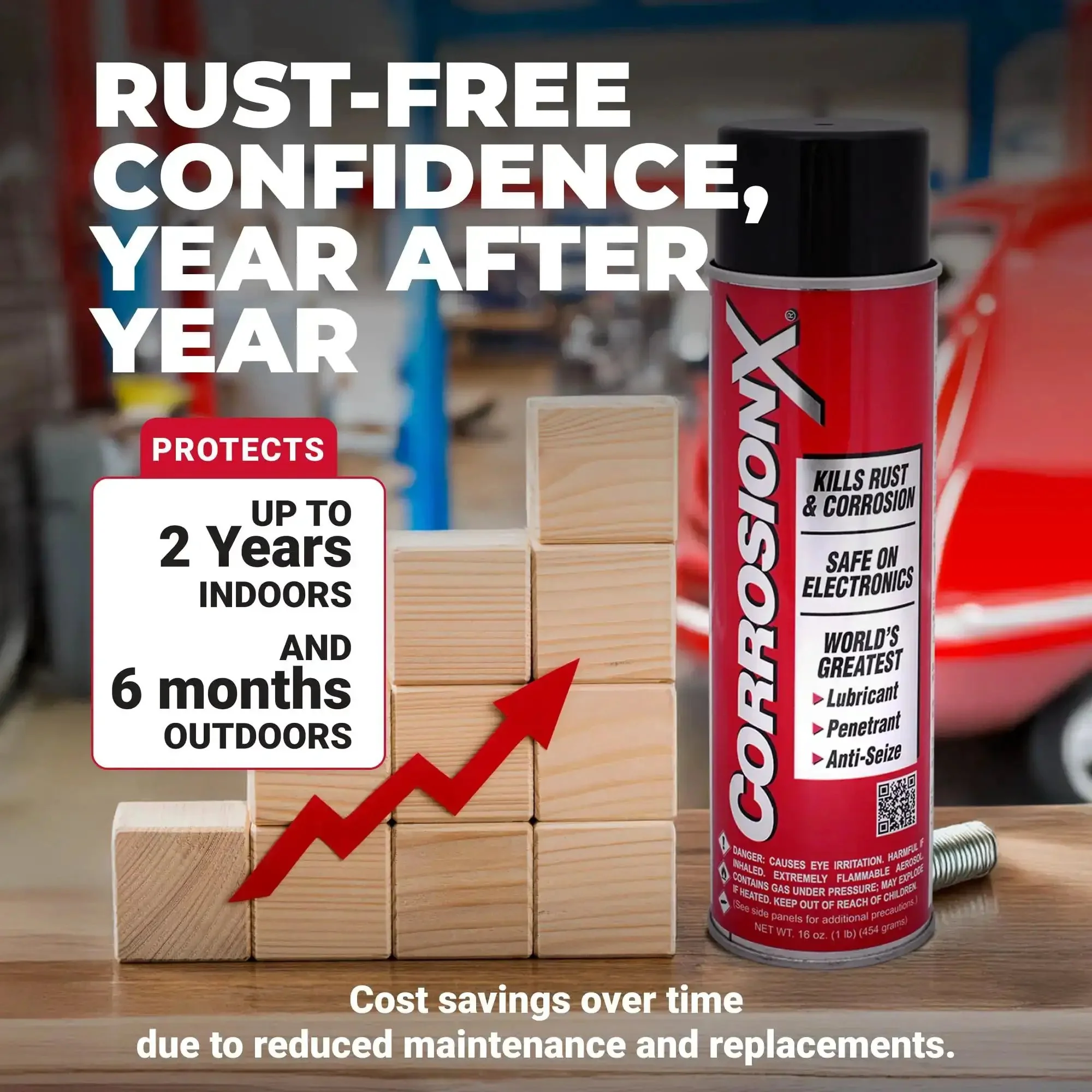Heavy Duty Rust Inhibitor And Dielectric Lubricant Penetrant For Marine Auto Electronics And RV Gear Delivers Long Lasting Corrosion Shield For Bolts Cables Engines And Parts In A 16 Ounce Aerosol - Image 3