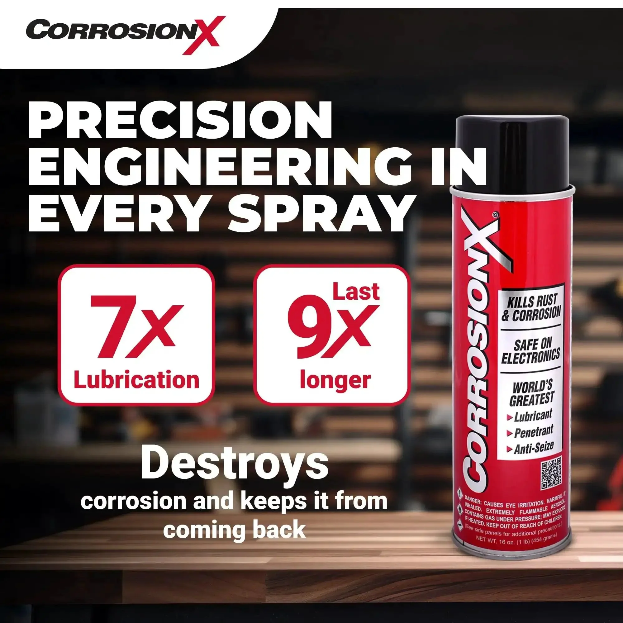Heavy Duty Rust Inhibitor And Dielectric Lubricant Penetrant For Marine Auto Electronics And RV Gear Delivers Long Lasting Corrosion Shield For Bolts Cables Engines And Parts In A 16 Ounce Aerosol - Image 4