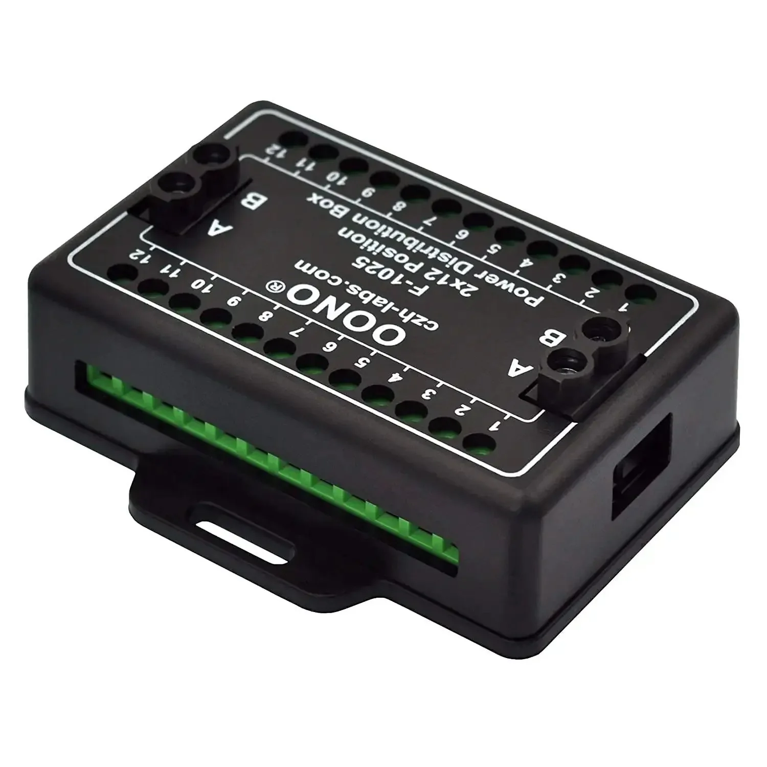 Heavy Duty Screw Terminal Block Distribution Box Module 30A 300V 2x12 Positions With Expansion Capability For Multiple Modules And Easy Power Distribution For DIYers And Pros Alike In Industrial Wiring - Image 3