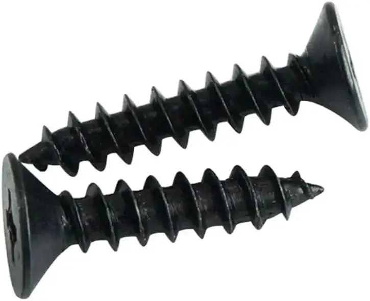 Heavy Duty Self Tapping Screws Set In Black Countersunk Flat Head M1.2 And M1.4 1000 Pcs Precision Machined Steel High Strength And Tough No Slipping Great For DIY Projects Woodworking And Electronics Enclosures - Image 2