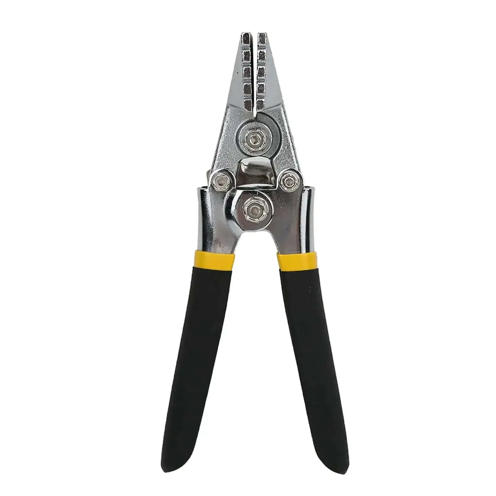 Heavy Duty Sheet Metal Hand Seamer With Straight Bending Pliers Pro Grade Manual Metal Bender Tool For Steel And Plastic 1/4 Inch Bend Increment All Steel Construction Double Dipped Grips For Comfort And Precision - Image 3