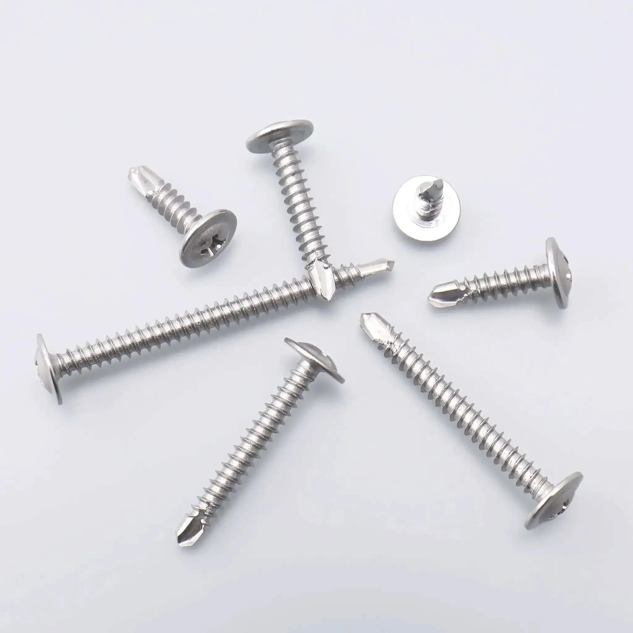 Heavy Duty Sheet Metal Screws Assortment Kit With Self Tapping And Self Drilling, 410 Stainless Steel Fasteners, 145 Pieces Across Six Sizes From Half Inch To Two Inches For Metal Plastic And Wood, Truss Head Hardware Set For Any DIY Job - Image 3