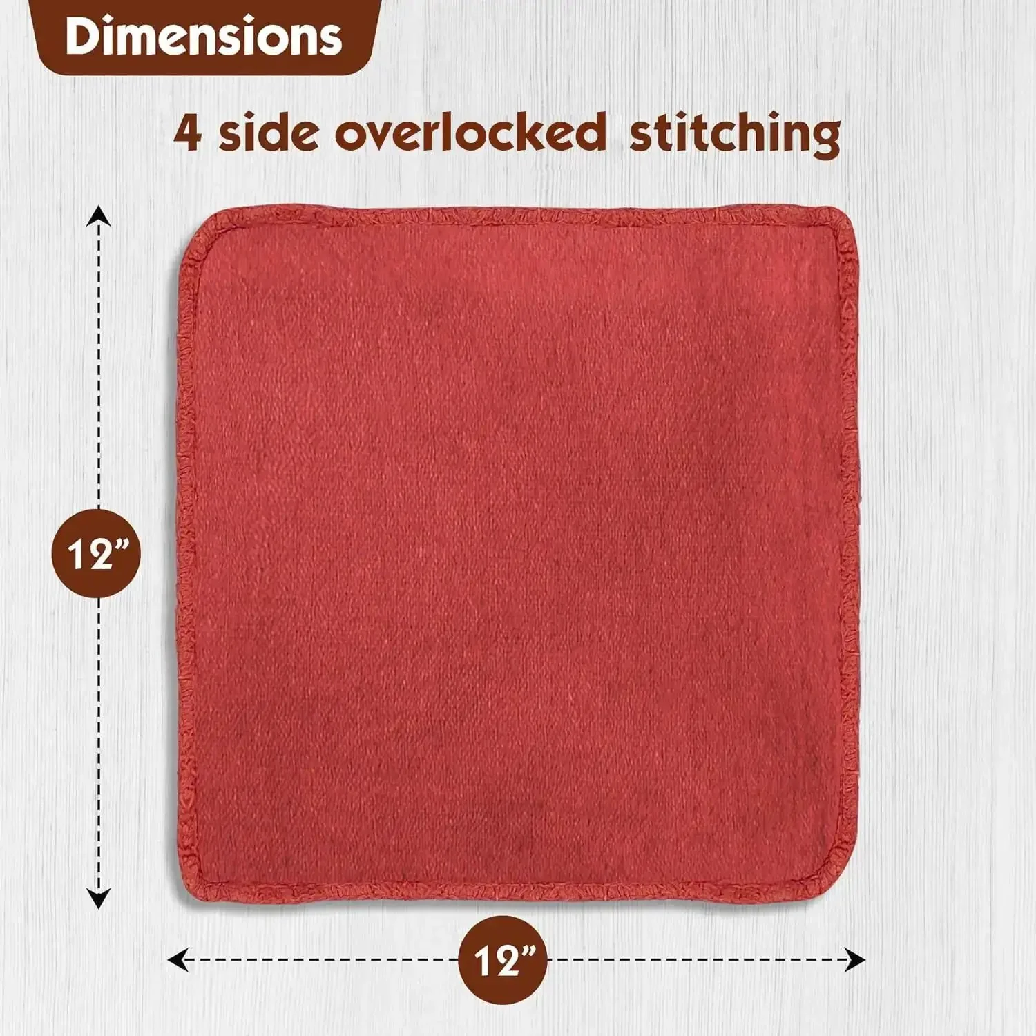 Heavy Duty Shop Towels 50 Pack Cotton Rags 14 By 14 Inches Lint Free Commercial Grade Red For Wet Or Dry Cleaning And Auto Repair Pro Grade Absorbent Rags For Busy Garages And Mechanic Shops Industrial Strength - Image 9