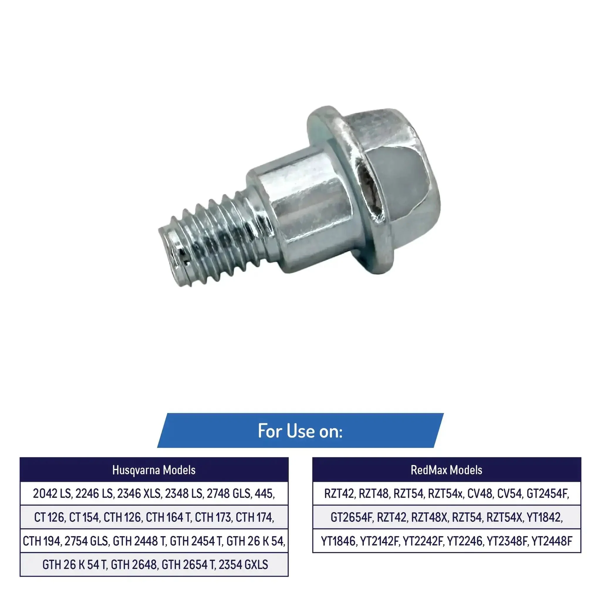 Heavy Duty Shoulder Bolt Replacement Kit Two Pack, Hardened Steel With Zinc Coating, Compatible With RedMax Sears Jonsered AYP Poulan Pro Craftsman Snapper Weed Eater Murray Ariens And More, Durable Bolt Kit For Outdoor Power Equipment - Image 5