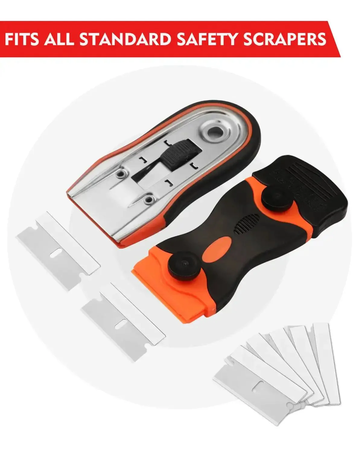 Heavy Duty Single Edge Razor Blades, 100 Pack For Industrial Scraping, Made From High Carbon Steel With A Sharp, Long Lasting Edge And HRC 58-64 Hardness For Tough As Nails Jobs - Image 5