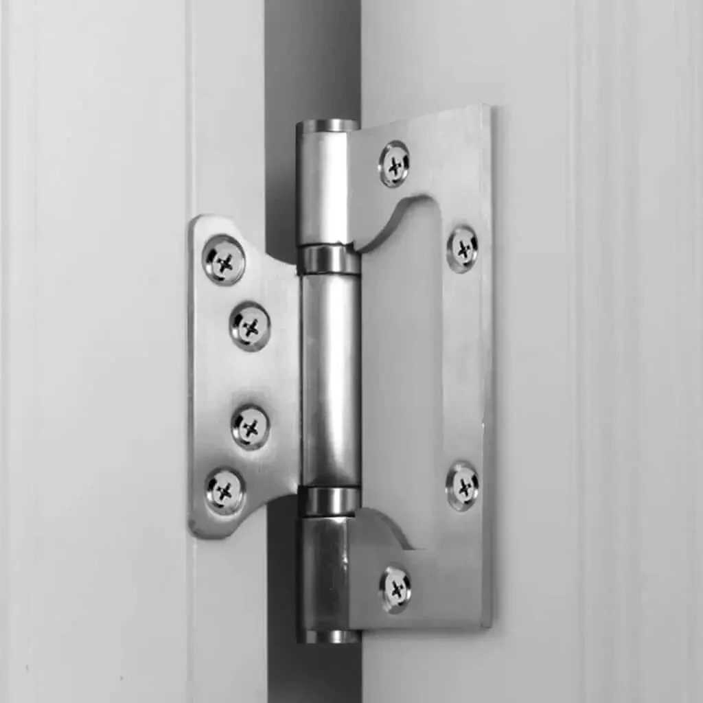 Heavy Duty Slot Free Hinges For Cabinets And Closets 4 Inch To 5 Inch Silent Thickened Stainless Steel Interior Door And Cabinet Hinges For Closet Shoe Cabinet Cupboard Built To Last Durable And Easy To Install - Image 5