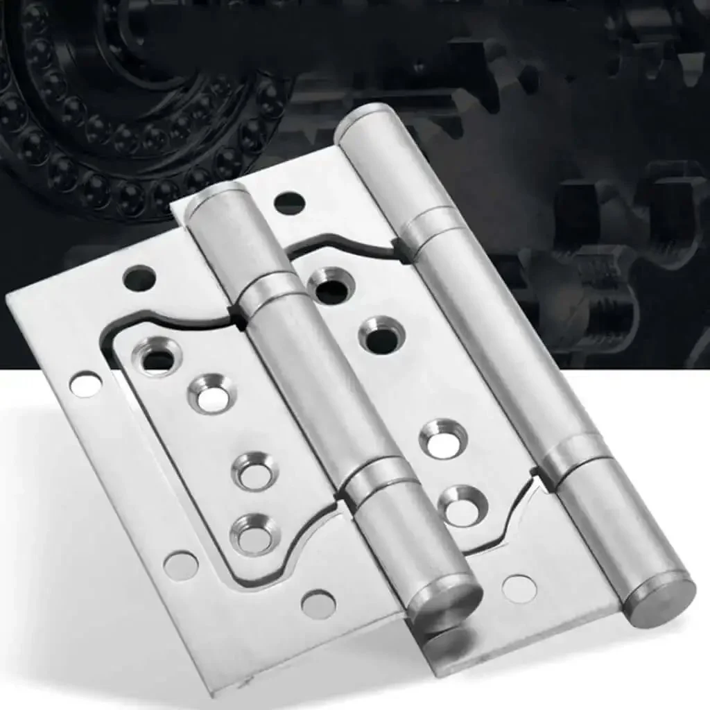 Heavy Duty Slot Free Hinges For Cabinets And Closets 4 Inch To 5 Inch Silent Thickened Stainless Steel Interior Door And Cabinet Hinges For Closet Shoe Cabinet Cupboard Built To Last Durable And Easy To Install - Image 7