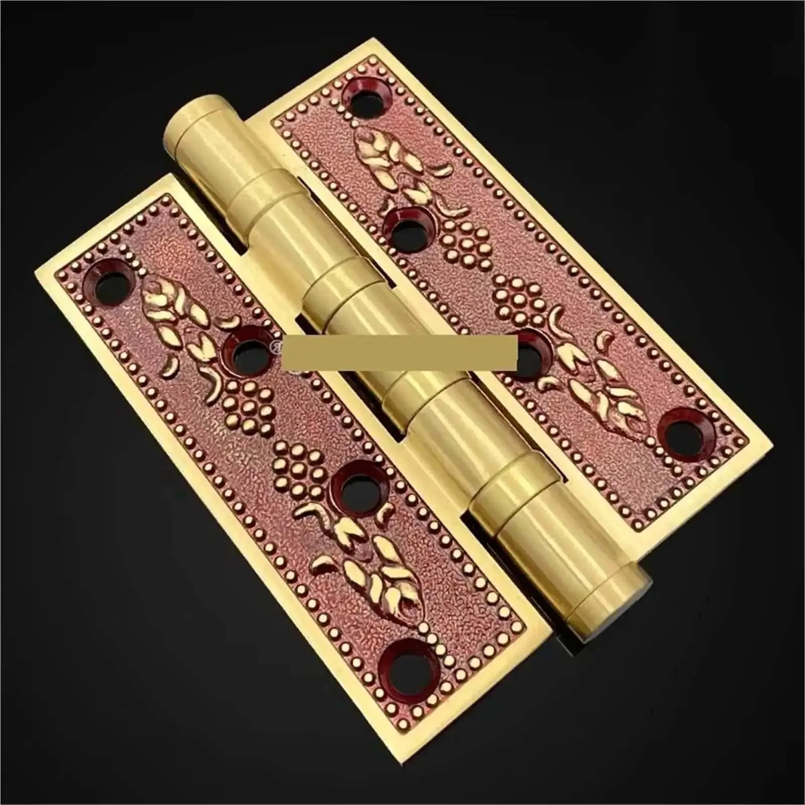 Heavy Duty Solid Brass Door Hinges 4 Inch Or 5 Inch Thick 4mm Wood Gate Bearing Silent With Screws Black Bronze Finish European Style Premium Hinges Built To Last For Interior And Exterior Doors - Image 3