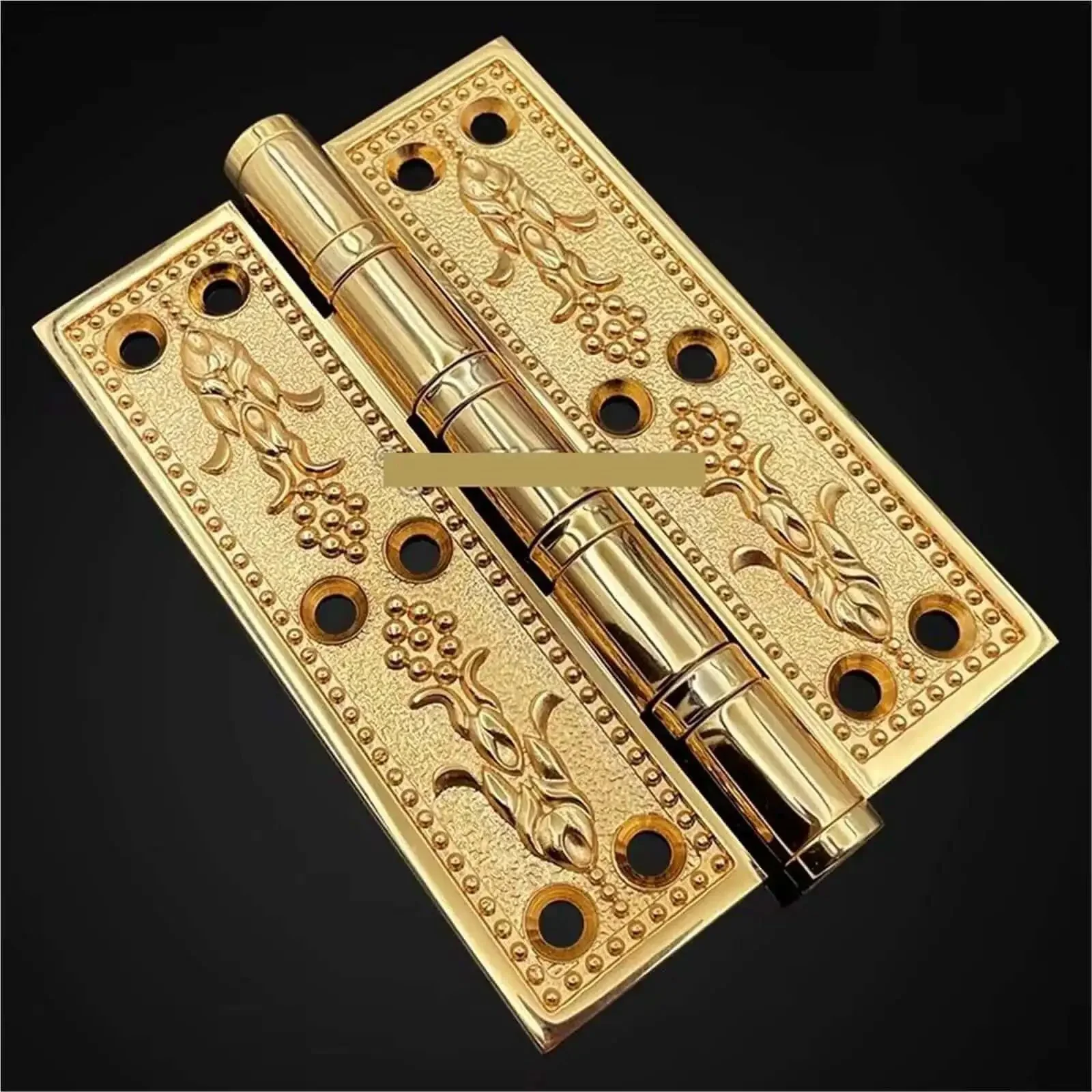 Heavy Duty Solid Brass Door Hinges 4 Inch Or 5 Inch Thick 4mm Wood Gate Bearing Silent With Screws Black Bronze Finish European Style Premium Hinges Built To Last For Interior And Exterior Doors - Image 4