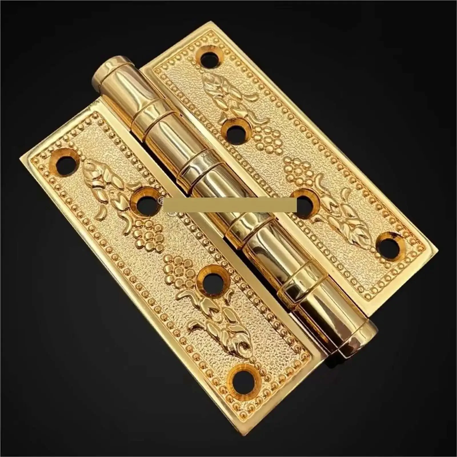 Heavy Duty Solid Brass Door Hinges 4 Inch Or 5 Inch Thick 4mm Wood Gate Bearing Silent With Screws Black Bronze Finish European Style Premium Hinges Built To Last For Interior And Exterior Doors - Image 5