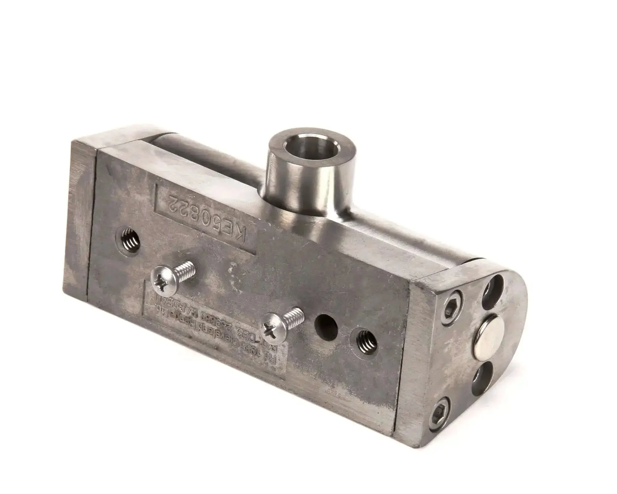 Heavy Duty Spring Hinge Assembly For Commercial Steam Cooking Equipment 9 Inch High 6 Inch Wide 5 Inch Long Built To Last With Durable Steel Pivot And Corrosion Resistant Finish For High Volume Kitchens