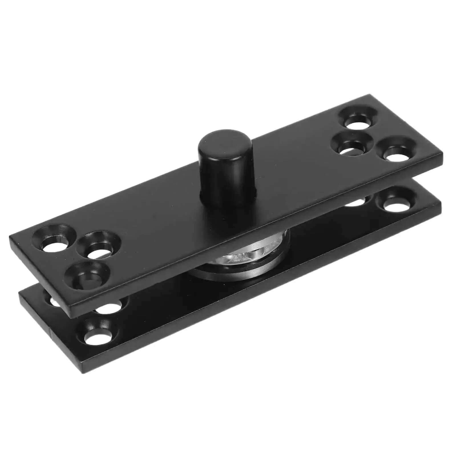 Heavy Duty Stainless Steel 360 Degree Hidden Pivot Cabinet Hinge Invisible Door Hardware Silent Concealed Hinge For Furniture And Secret Bookcase Installations No Fuss Install