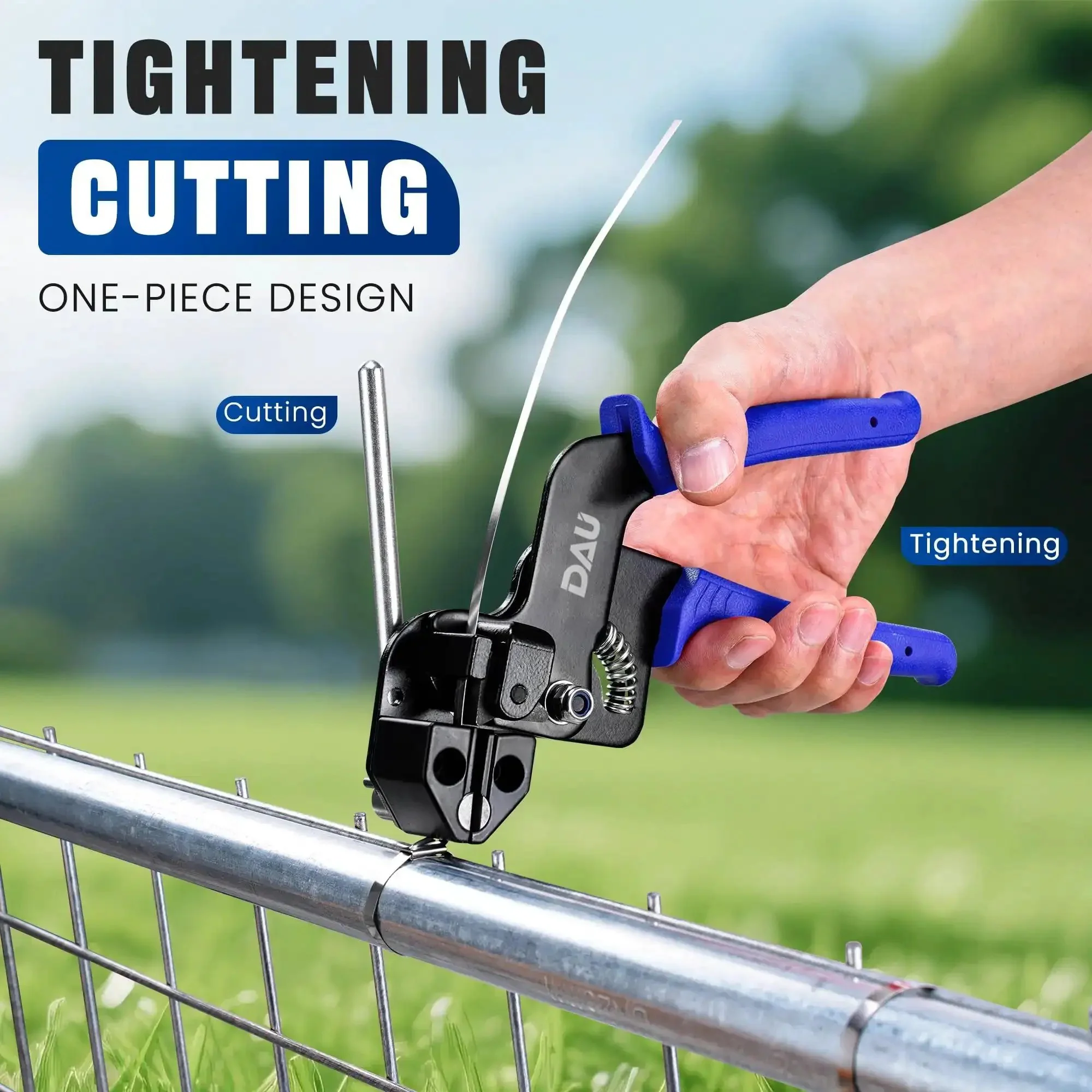 Heavy Duty Stainless Steel Cable Tie Gun Kit With 150 Zip Ties In Three Sizes For Fencing Chicken Coops Cable Bundling Exhaust Repair And Structural Reinforcement All In One Tool For Quick Fixes - Image 6