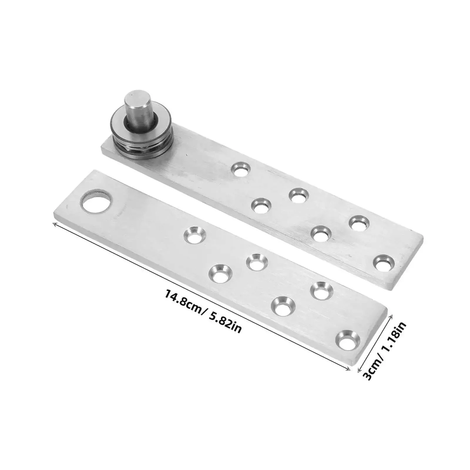 Heavy Duty Stainless Steel Hidden Door Hinge With 360 Degree Pivot For Secret Doors Invisible Concealed Hardware For Bookshelves And Cabinets Rust Resistant Easy Install - Image 9