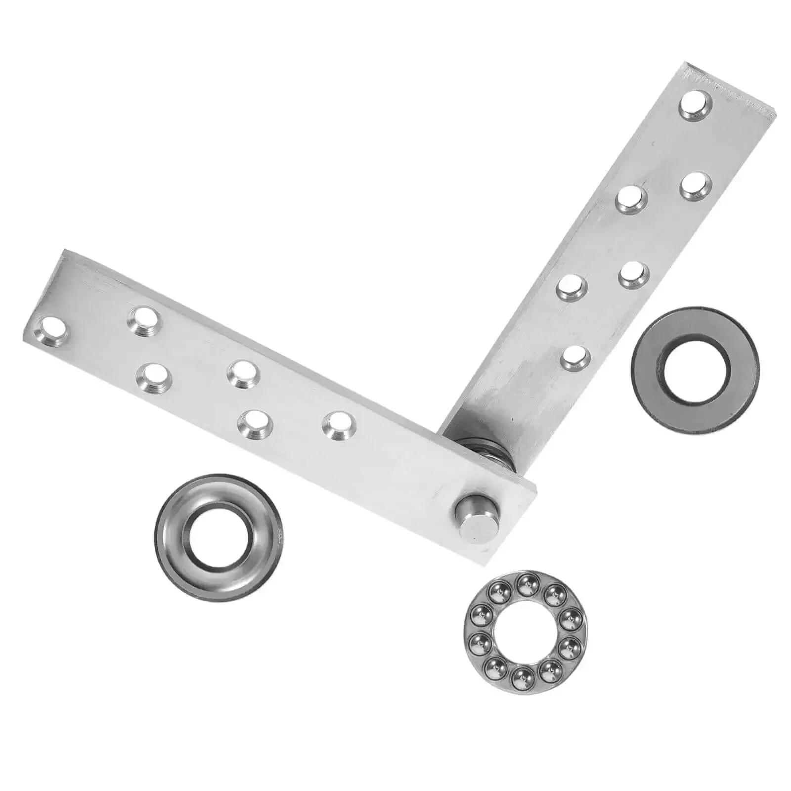 Heavy Duty Stainless Steel Hidden Door Pivot Hinge With 360 Degree Rotation For Secret Doors And Bookshelves Heavy Load Bearing Invisible Pivot Hinge Set With Precision Alignment And Smooth Operation