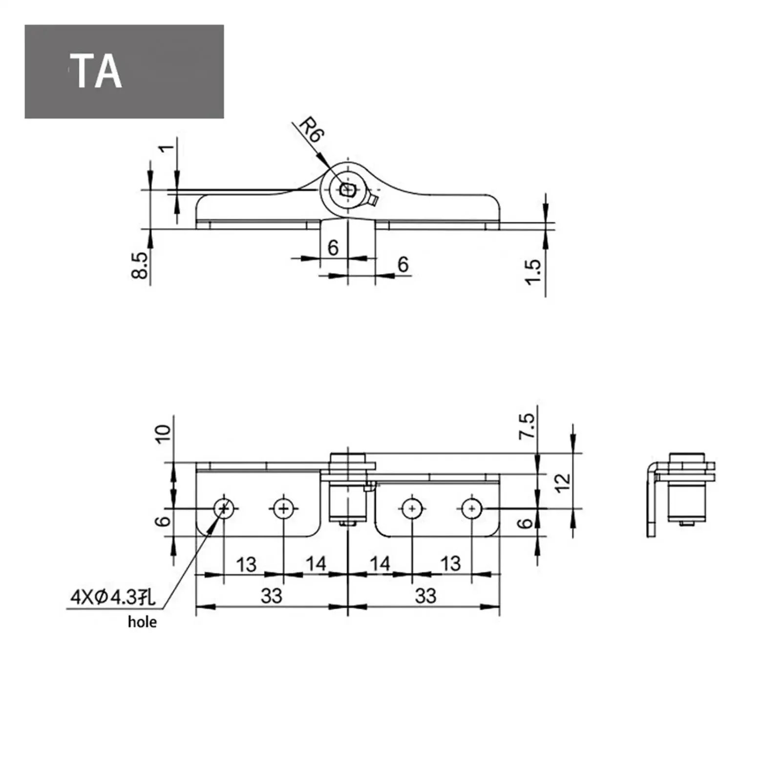 Heavy Duty Stainless Steel Rotary Shaft Torque Hinge With Damping, Adjustable Torque Stop, And Anywhere Pivot For Precise Positioning, Left Or Right Applications, 2.5 Nm - Image 3