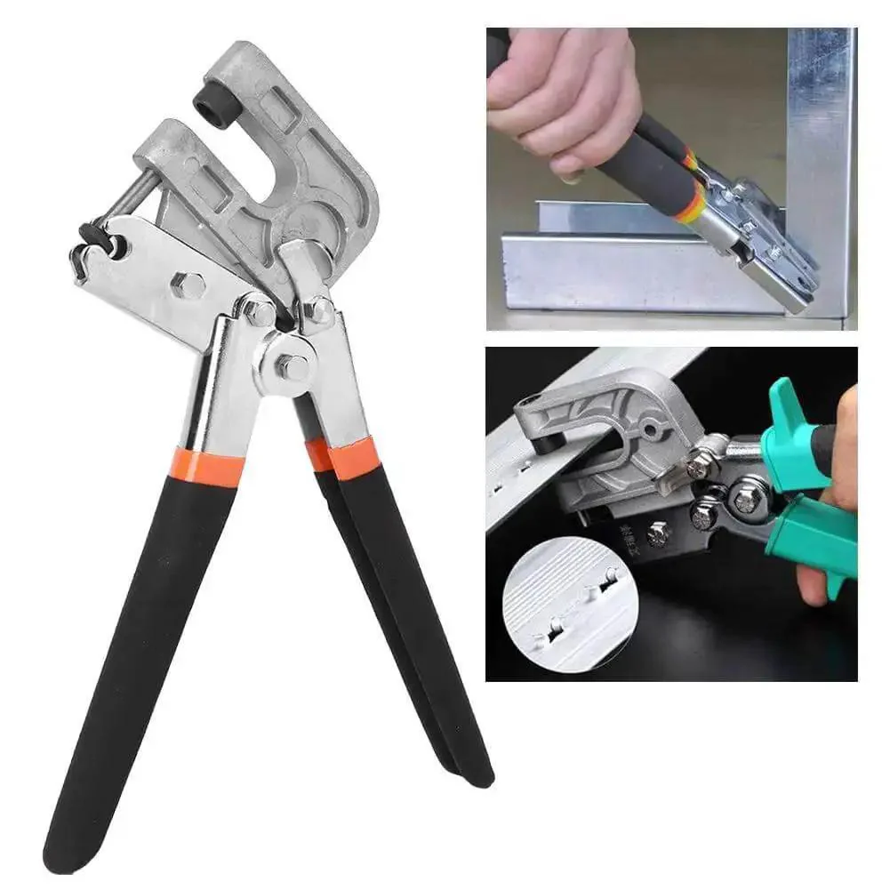 Heavy Duty Stud Crimping Tool For Drywall 10 Inch Steel Alloy Pliers Easy To Use Crimper For Gypsum Board Portable Compact Hand Tool For DIY And Pros Delivers Tight Secure Connections - Image 9