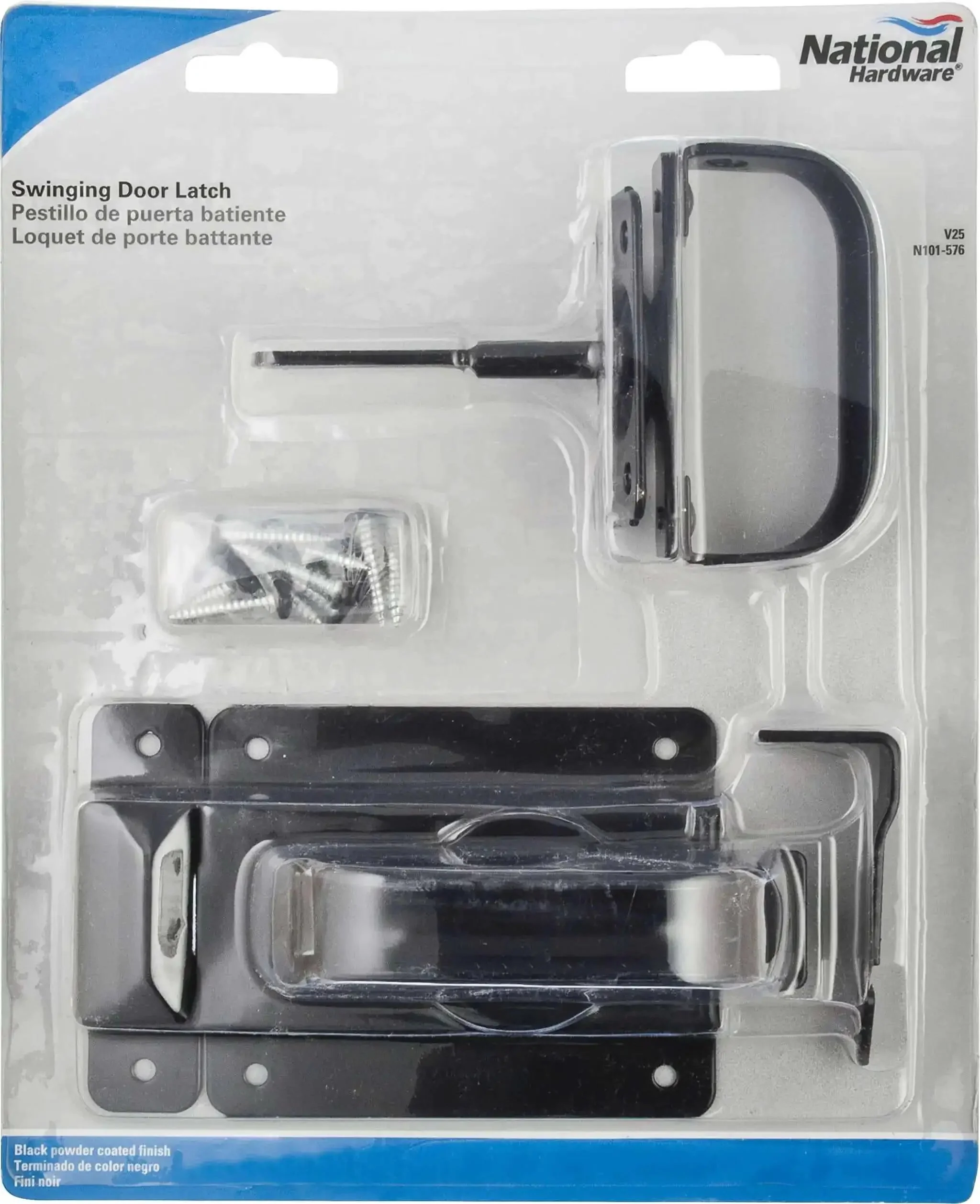Heavy Duty Swinging Door Latch For Interior And Exterior Use With WeatherGuard Protection In Black Auto Latch And Padlock Ready Right Or Left Handed Easy Latching Bolt And Anti Flatten Handle Durable Security Hardware - Image 9