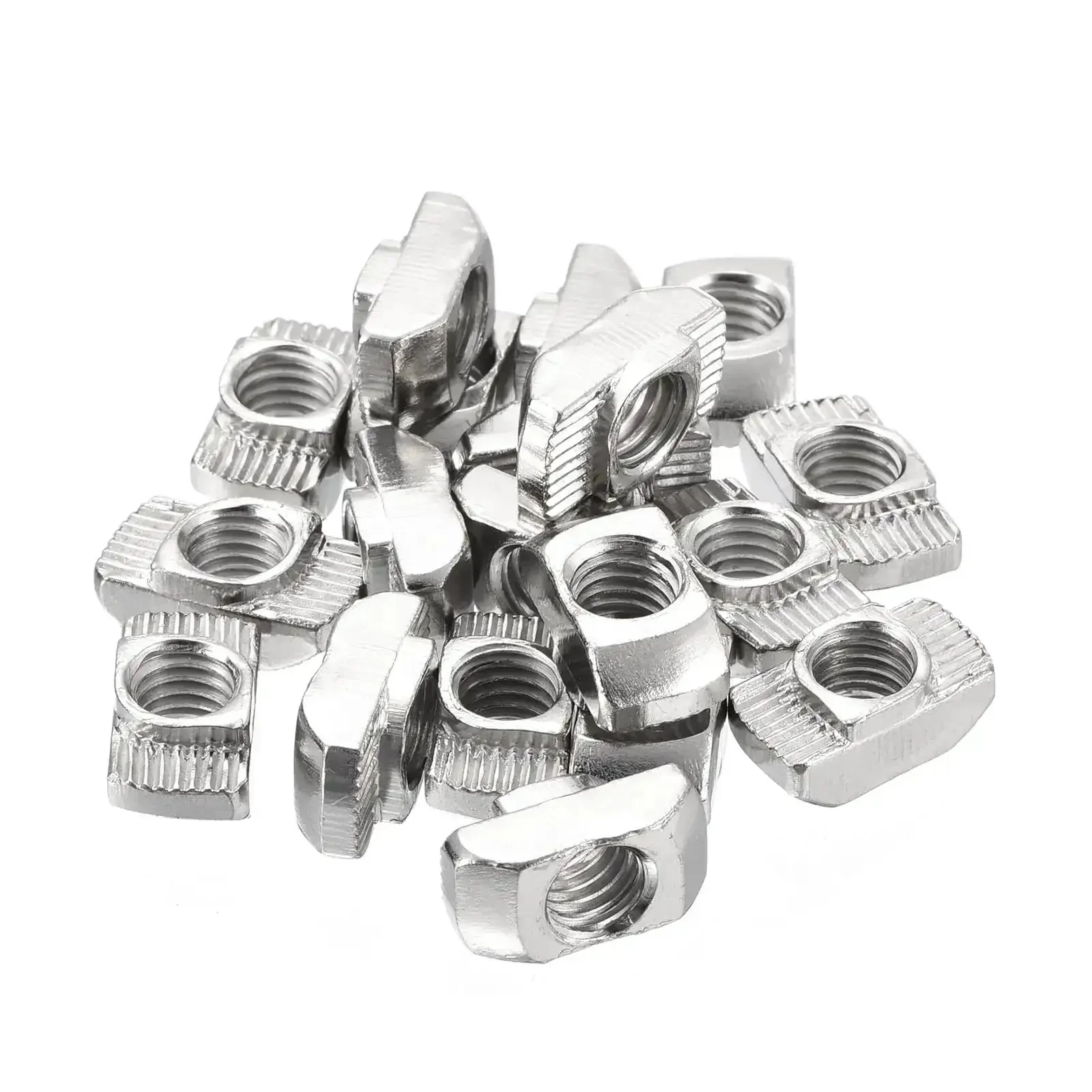 Heavy Duty T Nut Kit For Aluminum Profiles 2020 3030 4040 96 Piece Hammer Head Sliding T Nuts Set M3 M4 M5 M6 M8 Durable Carbon Steel Nickel Plated For Rust Resistance And Quick Easy Assembly In Workshop Or Garage - Image 3