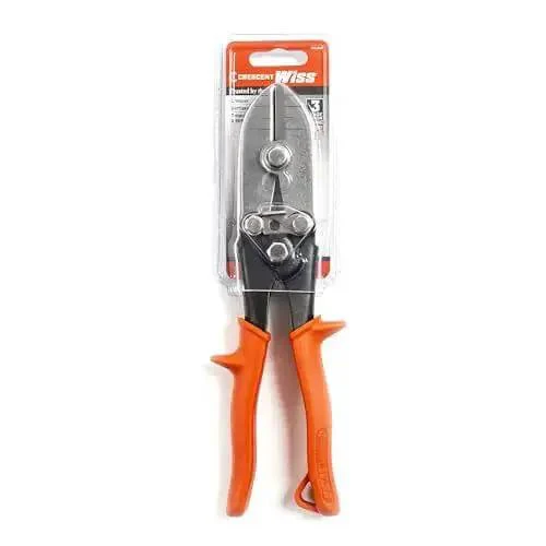 Heavy Duty Three Blade Hand Crimper For Gutter And Downspout Fittings And Metal Pipe With Ergonomic Non Slip Handles And Built In Hang Hole For Easy Storage And Workhorse Crimp Power - Image 2